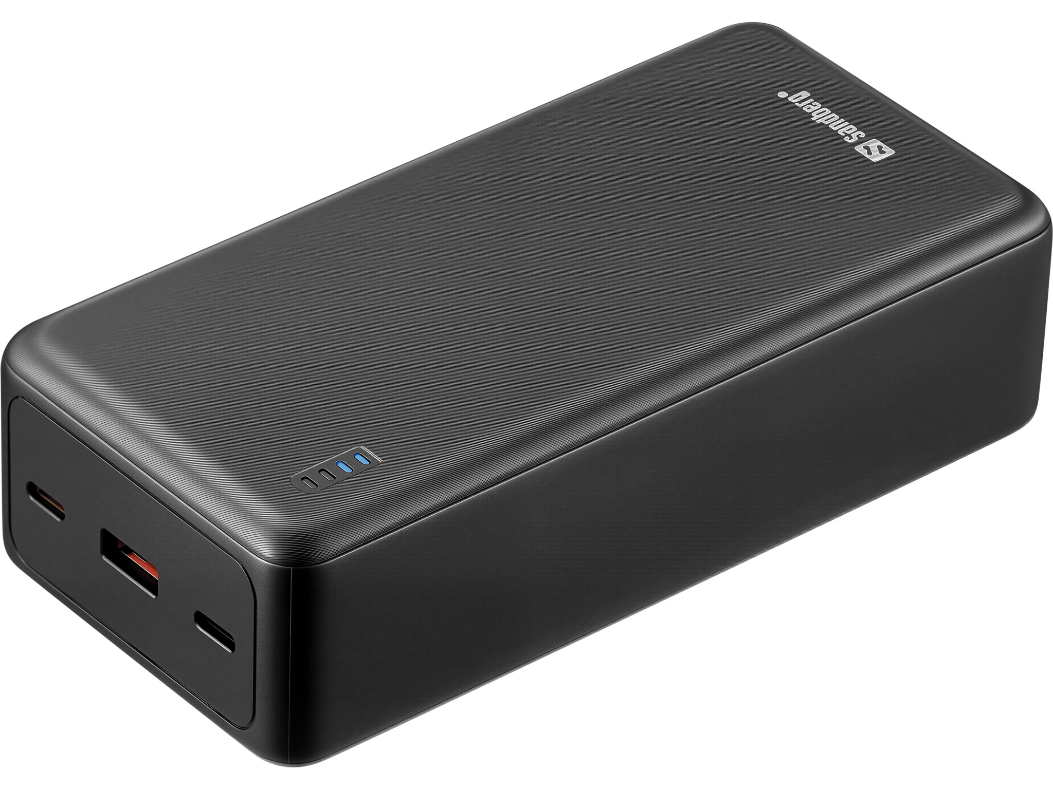 Sandberg Saver Powerbank 27'000 mAh – 22,5 W PD, 2× USB-C, 1× USB-A, schwarz