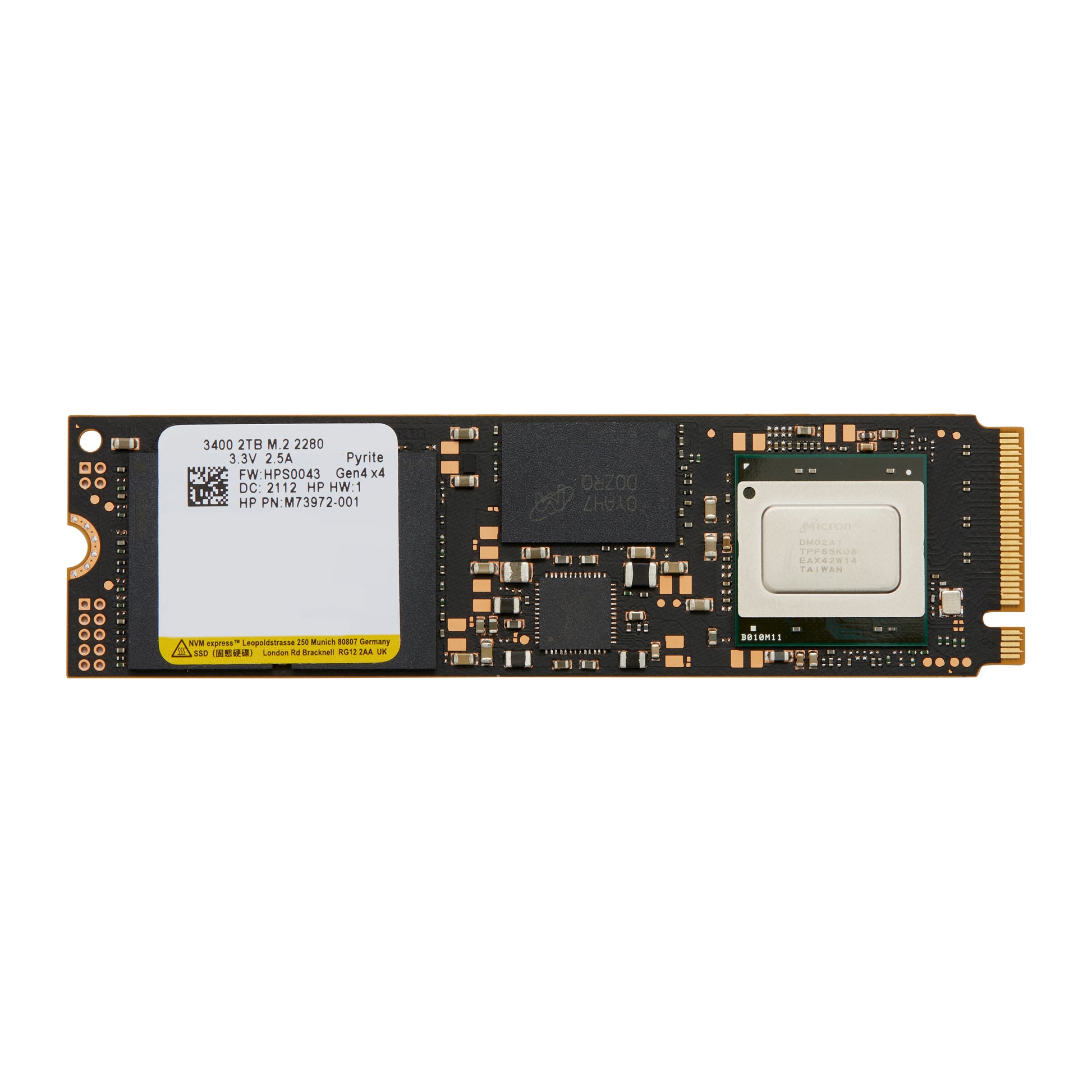 HP 2 TB NVMe M.2 PCIe 4.0 TLC