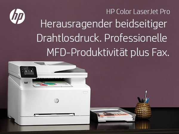 HP Color LaserJet Pro MFP M283fdw – Farbdruck, 21 Seiten/min