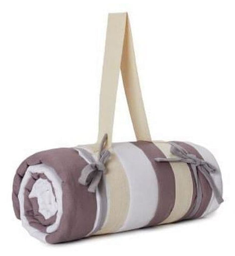 URBANARA Wohndecke – Baumwolle, Polyester, Taupe & Natur – 120 × 180 cm