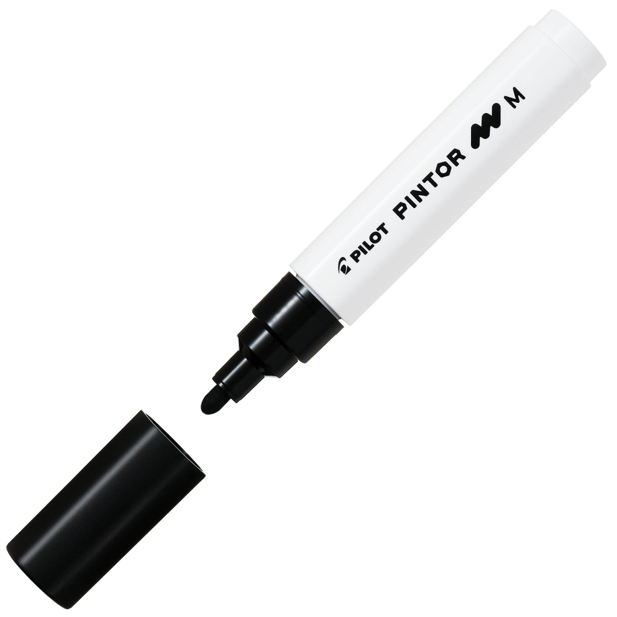 Pilot Pigment-Marker Pintor – Rundspitze 1,5-2,2 mm – Schwarz – Lichtbeständig