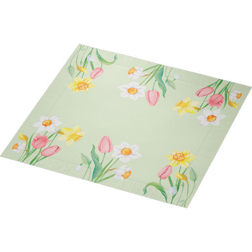 Duni Servietten Spring Melody, mehrfarbig – 40 × 40 cm, 4-lagig – 50 Stück