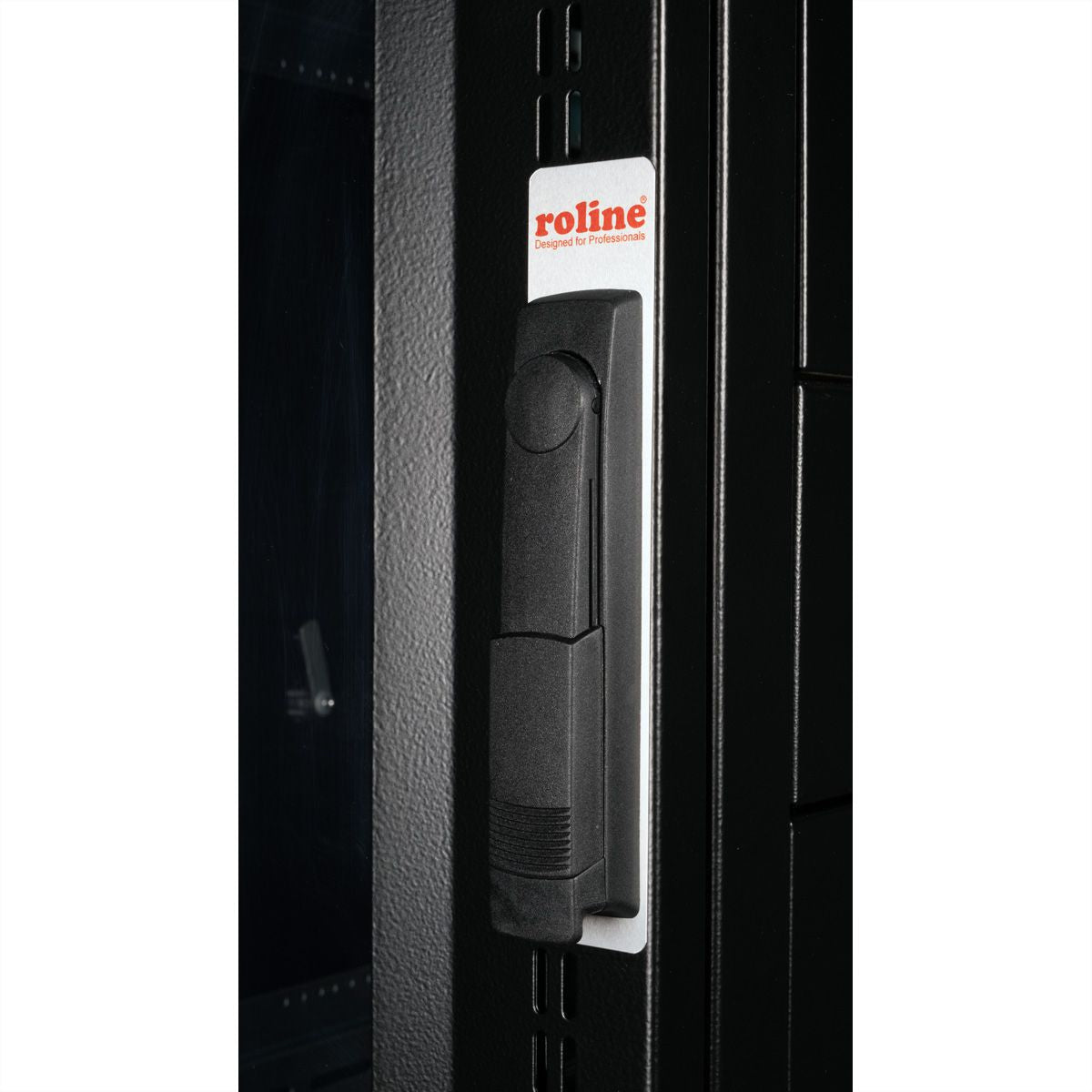 ROLINE Pro – 19" Netzwerkschrank 42U, IP20, abschliessbar, 600 × 1000 × 1970 mm, schwarz, Stahl