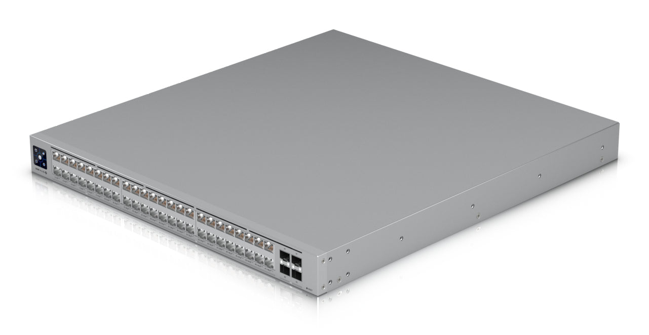 Ubiquiti UniFi Pro XG 48 – Managed Switch – 32×10G+16×2.5G, 4×SFP28, L3, PoE++ 1080 W, 1U
