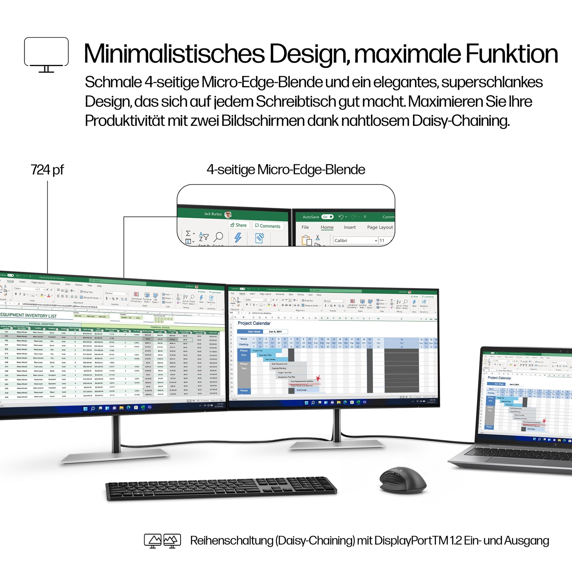 HP Series 7 Pro – Monitor, 23,8", 1920 × 1080 (Full HD)