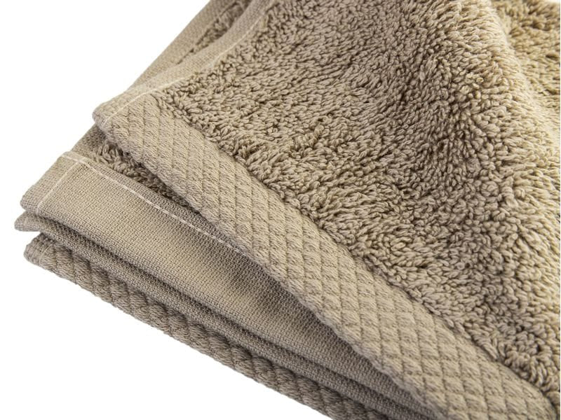 COCON Waschlappen – 30×30 cm, 100% Baumwolle, 550 g/m², Taupe, 3er-Set