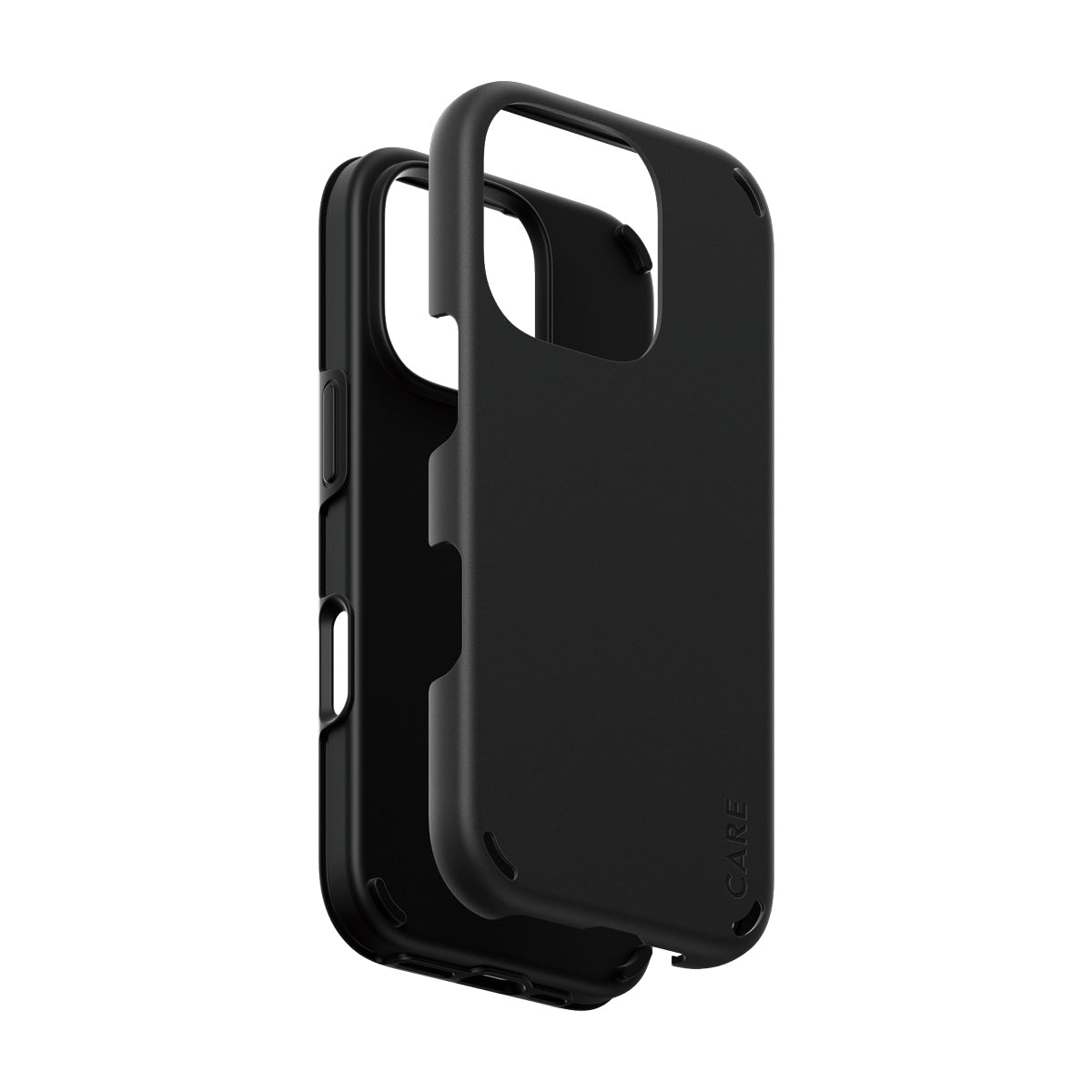 PanzerGlass CARE Feature Backcover – für Apple iPhone 16 Pro, Kunststoff, Schwarz, bis 4,8 m sturzsicher