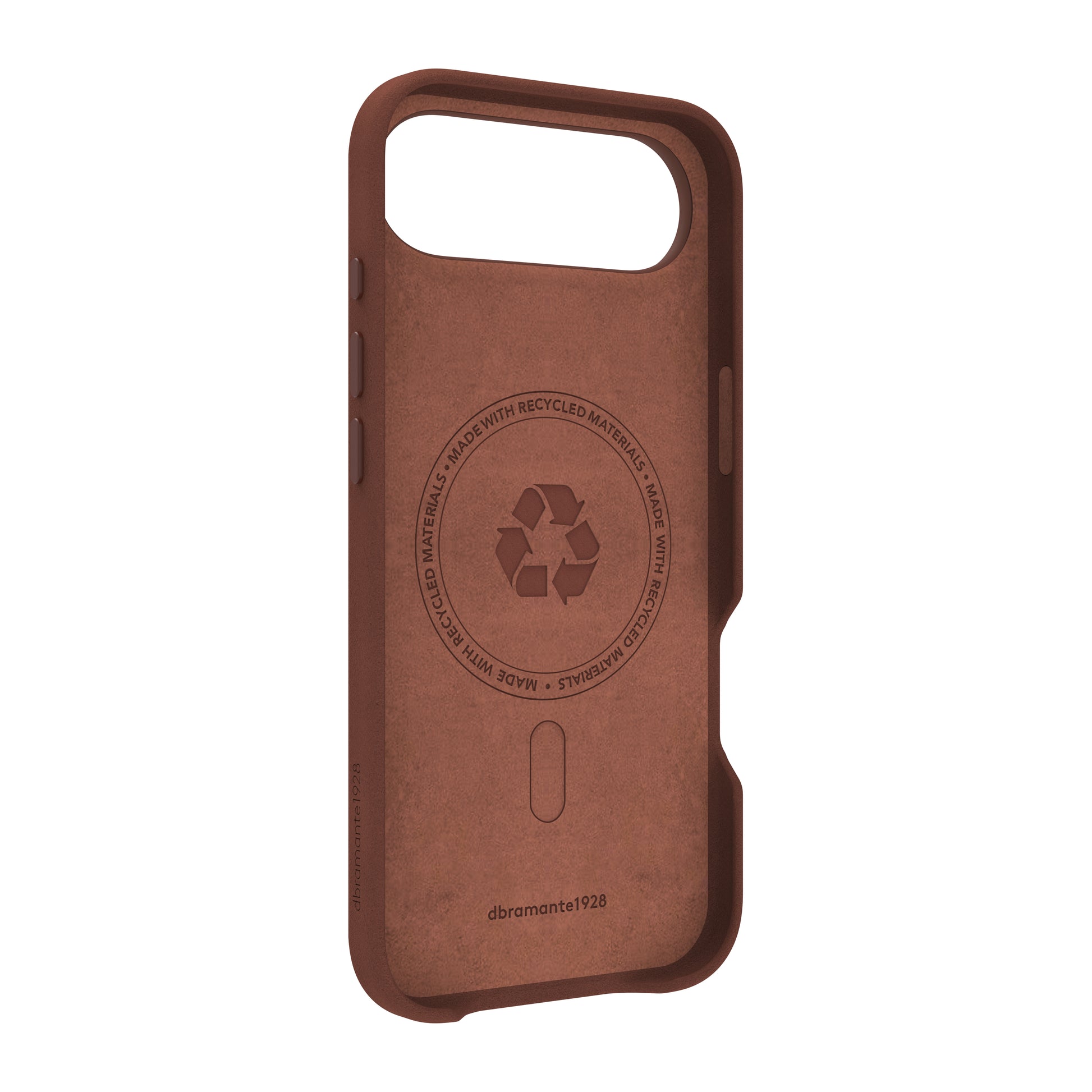 dbramante1928 Roskilde MS Backcover – für Apple iPhone 17 Air, MagSafe, Leder, Beige, kratzresistent