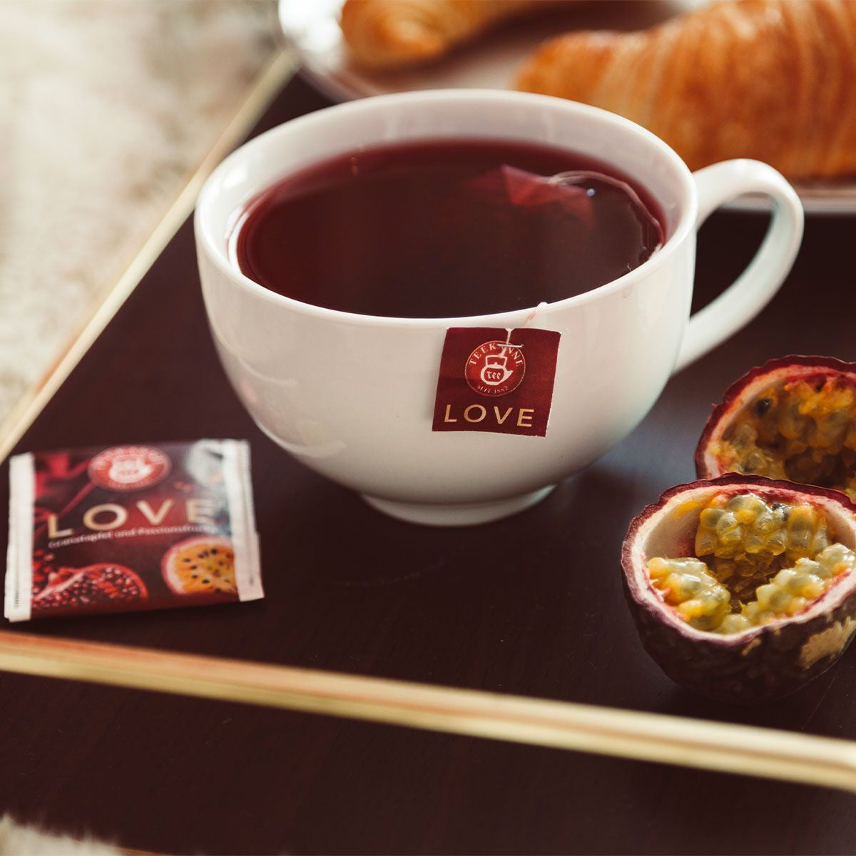 Teekanne Früchtetee Granatapfel & Passionsfrucht – Teebeutel 20 Beutel