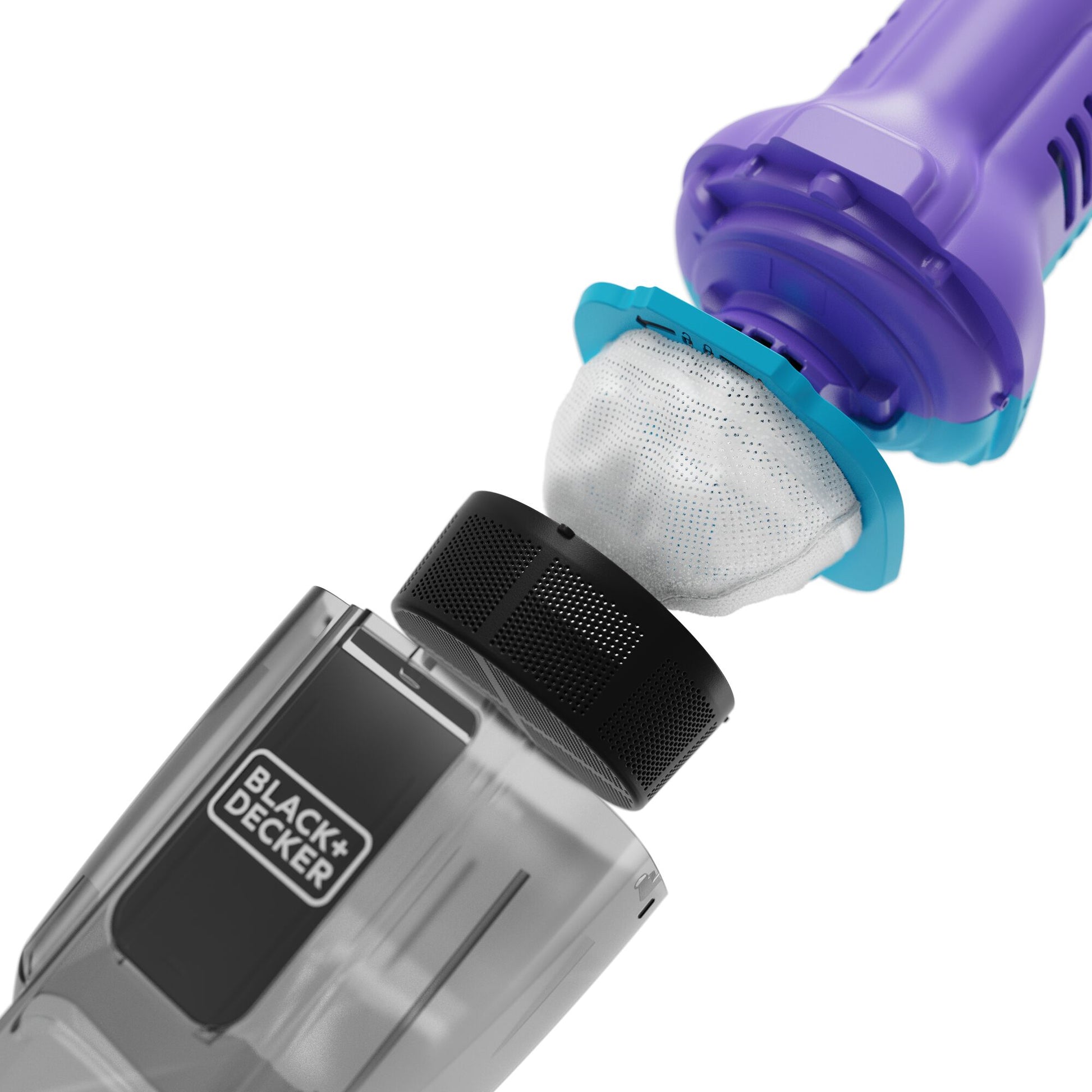 Black & Decker BLACK+DECKER Akkustaubsauger Dustbuster NVD220BP – 2000 mAh, 0,3 l, Akkubetrieb, 1 Stufe