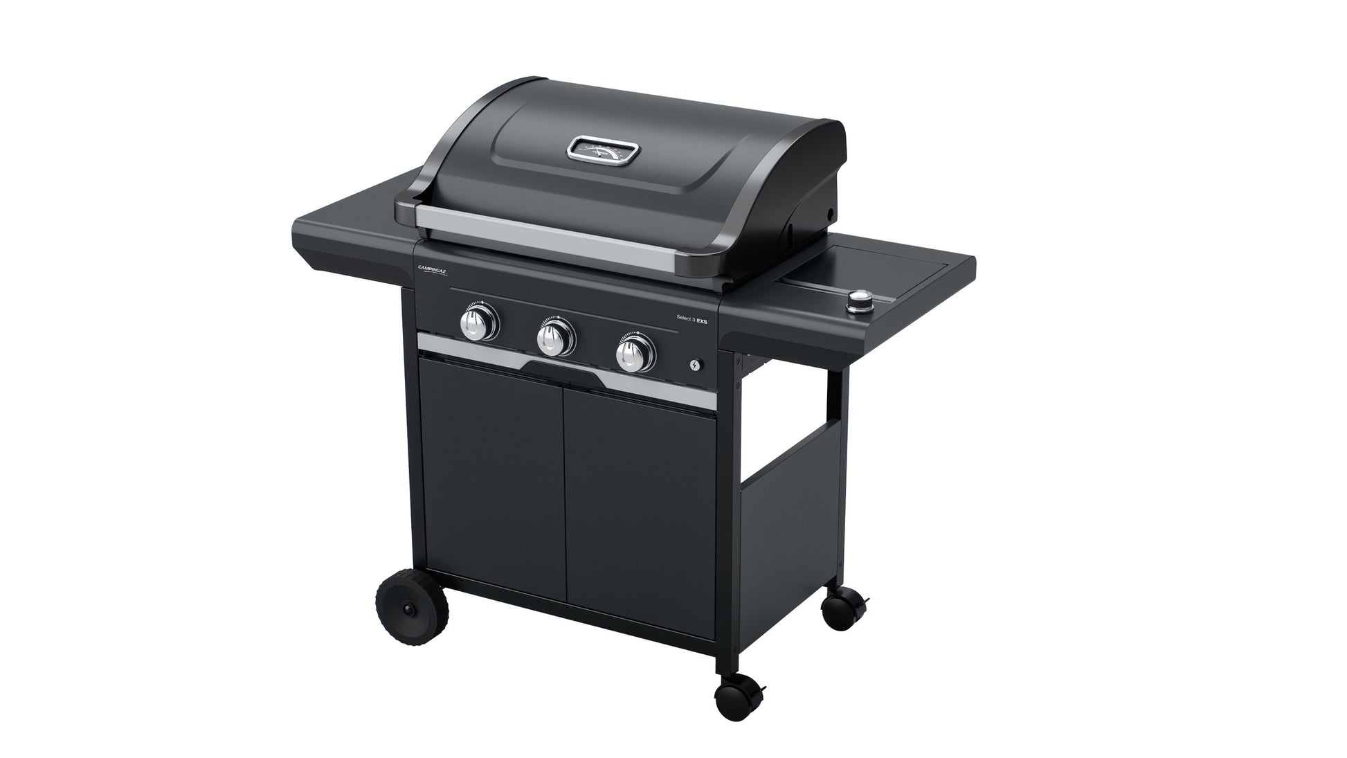 Campingaz Gasgrill Select 3 EXS – 3 Brenner, 11300 W, Grillfläche 2500 cm² – Schwarz