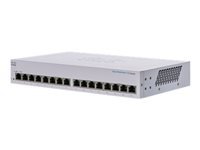 Cisco CBS110 – Unmanaged L2 Switch – 16× 1G, 19", 1U