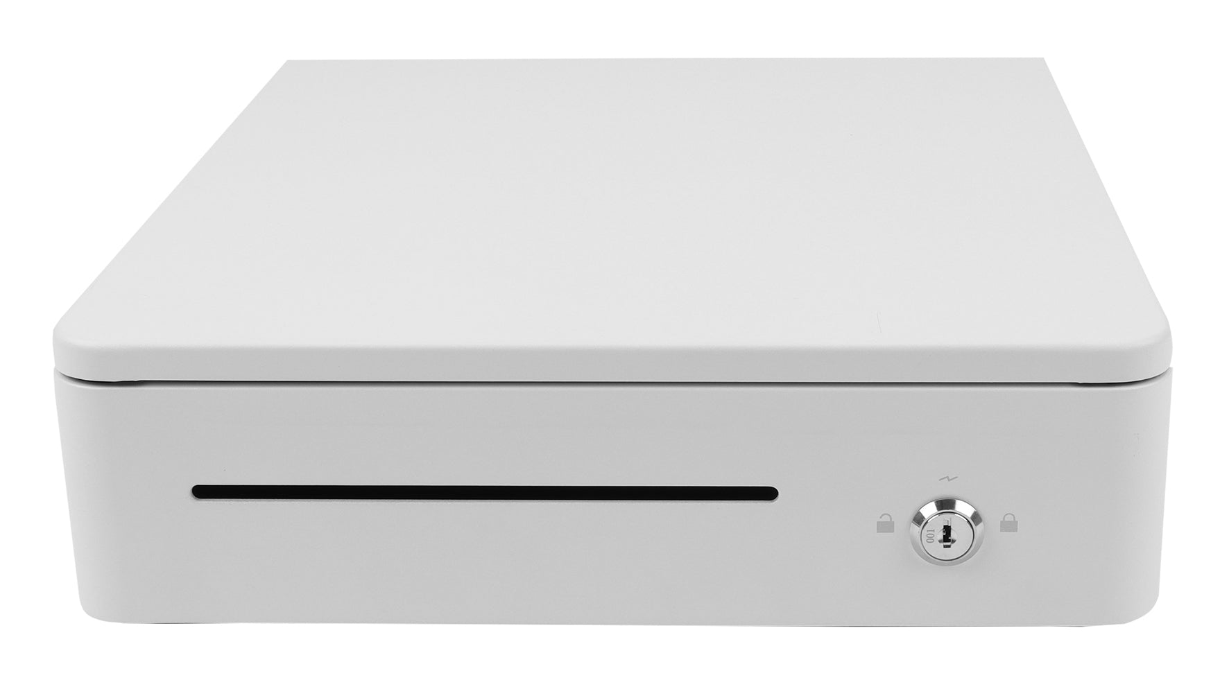 Olympia SD 330 – Kassenschublade, 4 Scheine/8 Münzen, RJ‑11/RJ‑12, 330 × 355 × 104 mm, Weiss