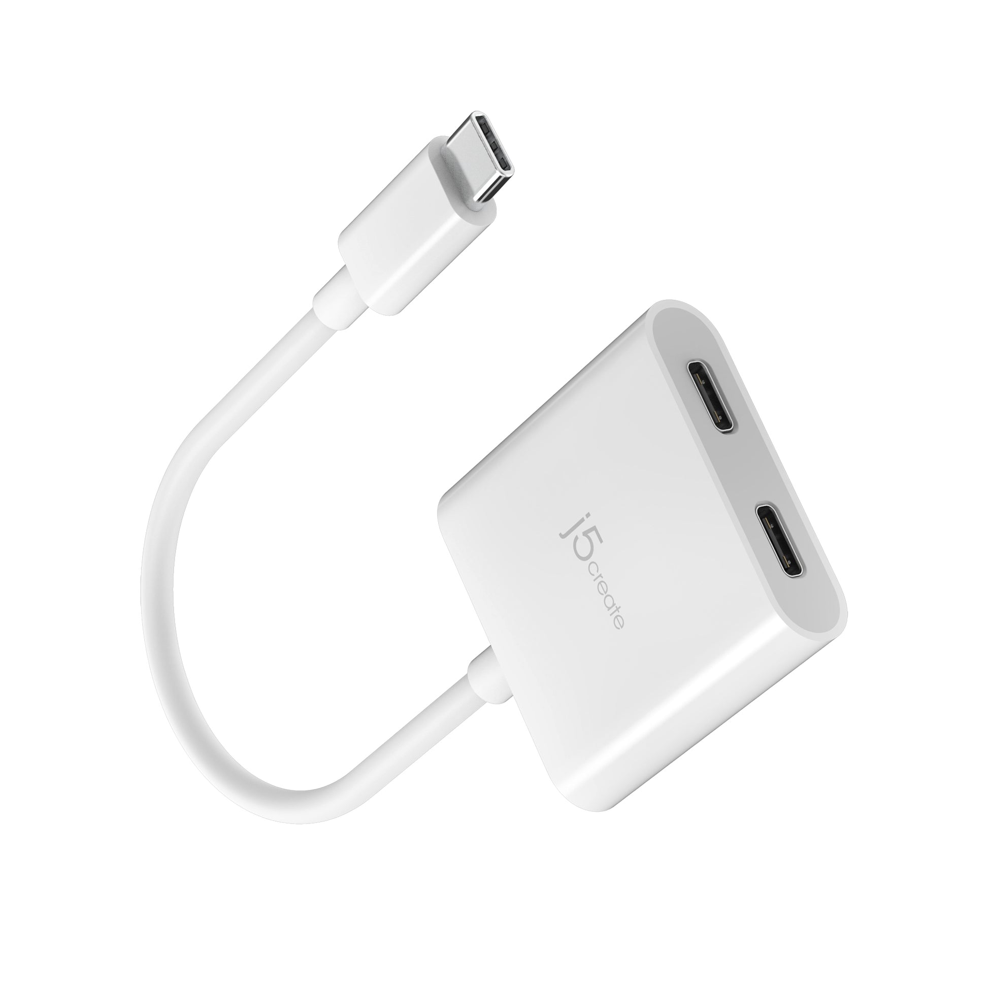 j5create USB-C Multiport-Adapter – 2× USB-C (Video/Power Delivery)
