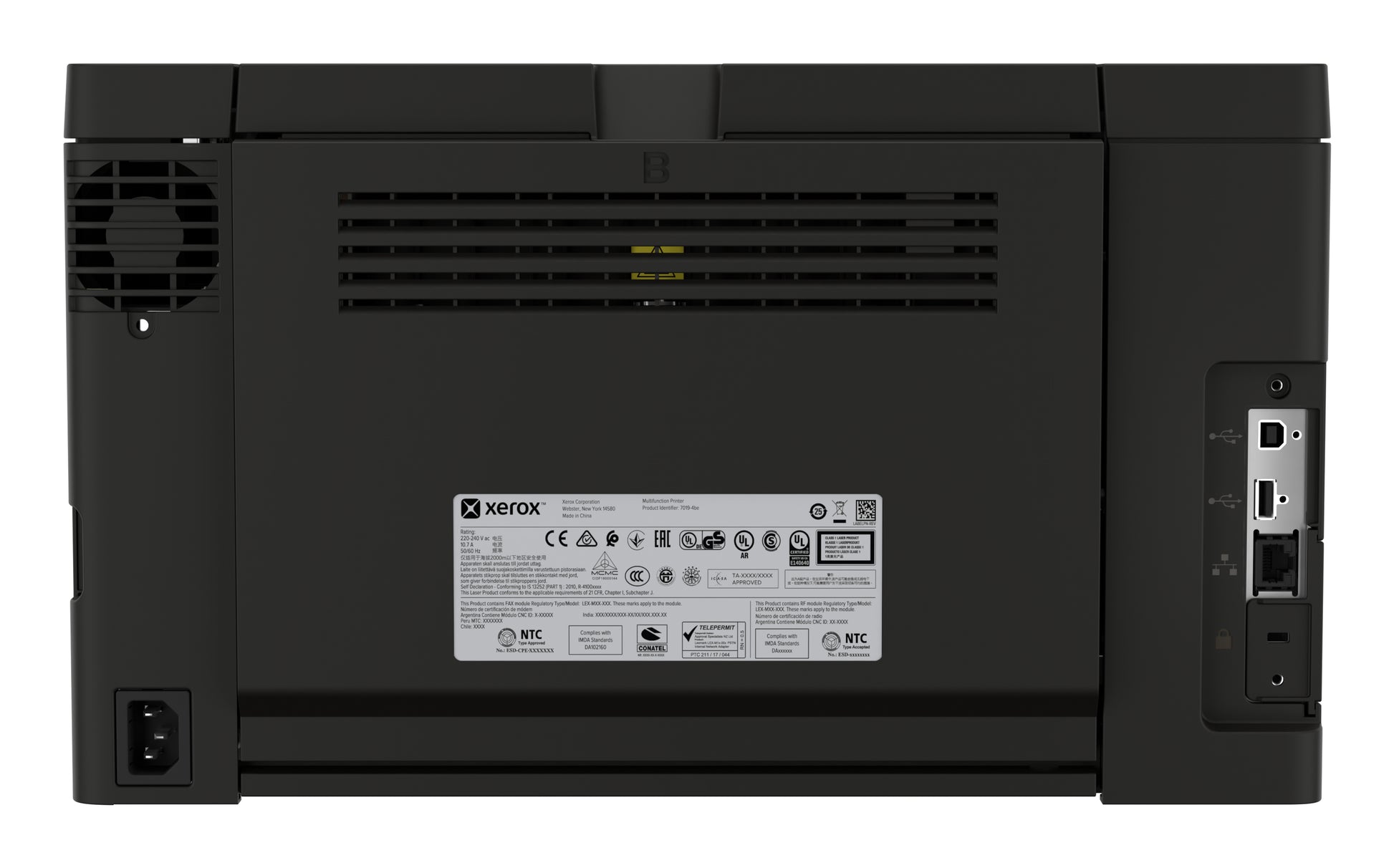 Xerox C300 Colour – A4, WLAN, LAN, USB, 32 ppm, AirPrint, Mopria