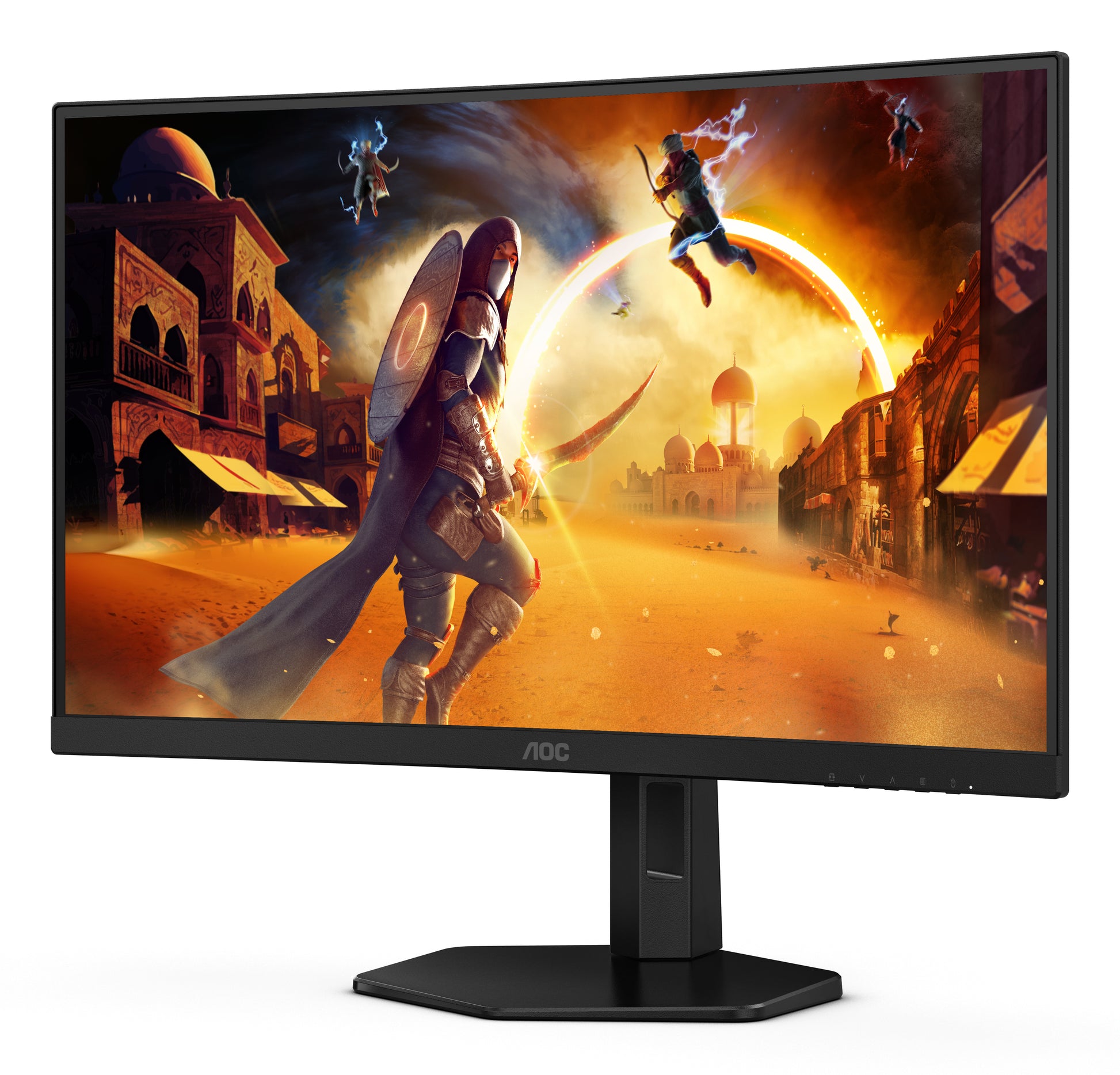 AOC C27G4ZXU – Monitor, 27" 1920 × 1080 (Full HD), VA, 280 Hz, 300 cd/m², Gebogen, VESA 100 × 100, Schwarz
