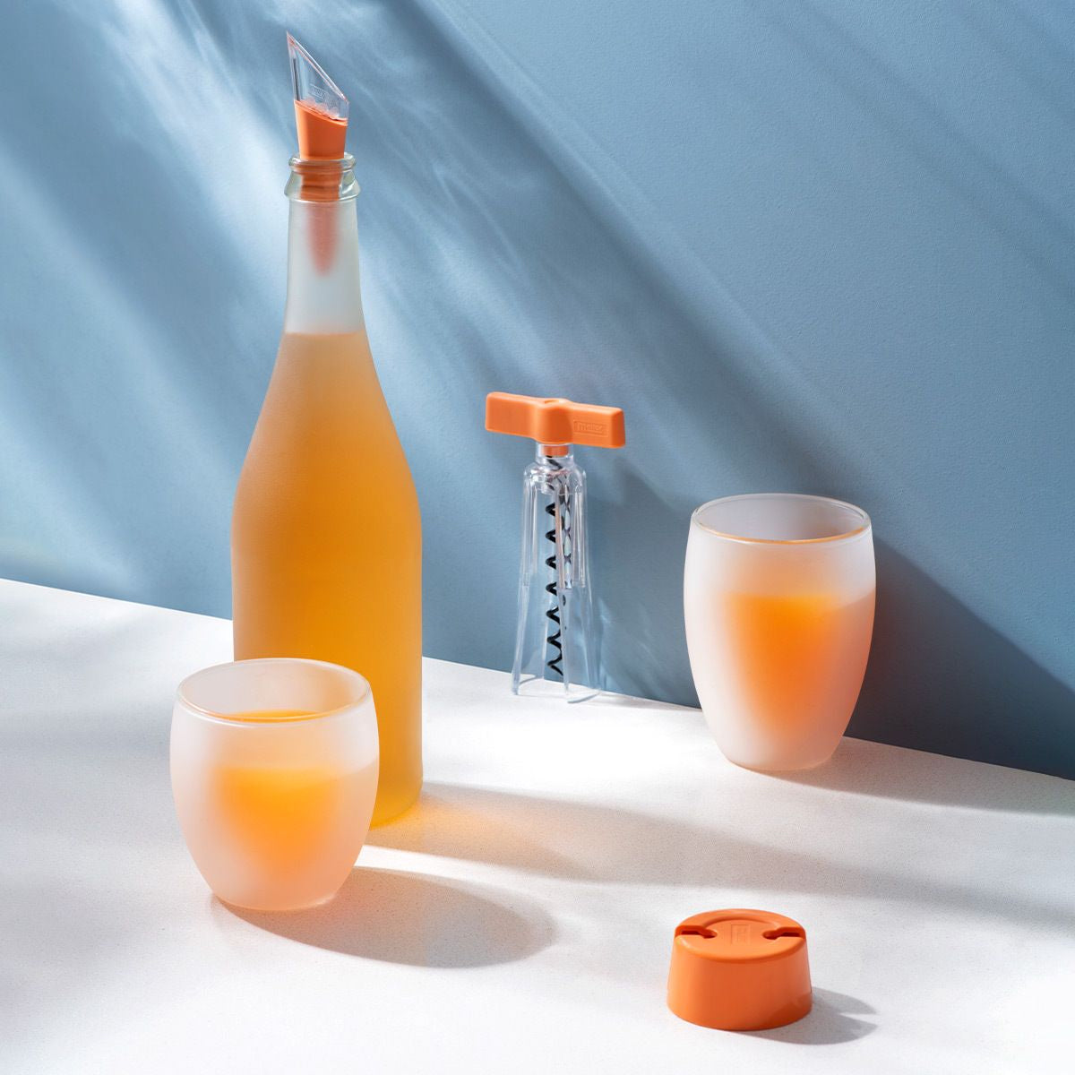 Bodum Pavina Doppelwandgläser – Borosilikatglas / silikonüberzogen / 350 ml, 2 Stück