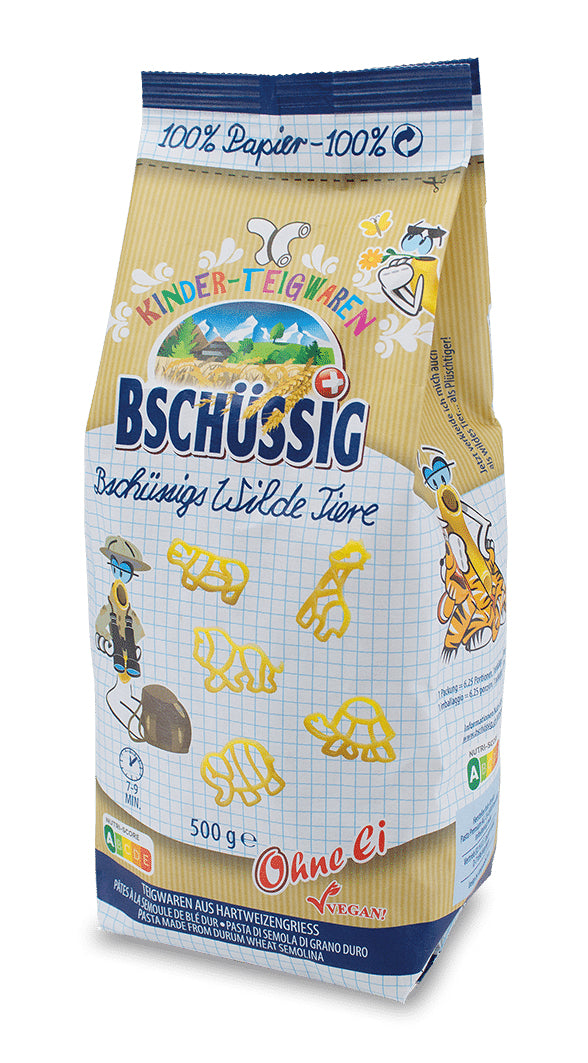 BSCHÜSSIG Nudeln Wilde Tiere Napoli – 500 g