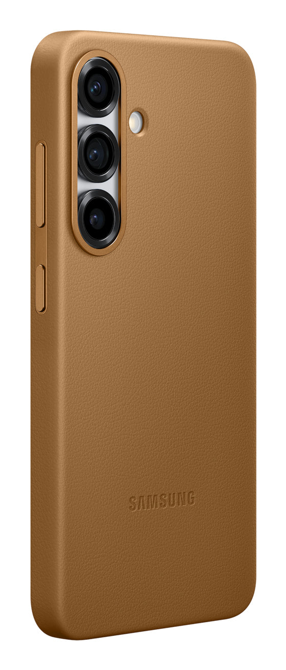 Samsung Backcover – für Samsung Galaxy S25 – braun – Kunstleder