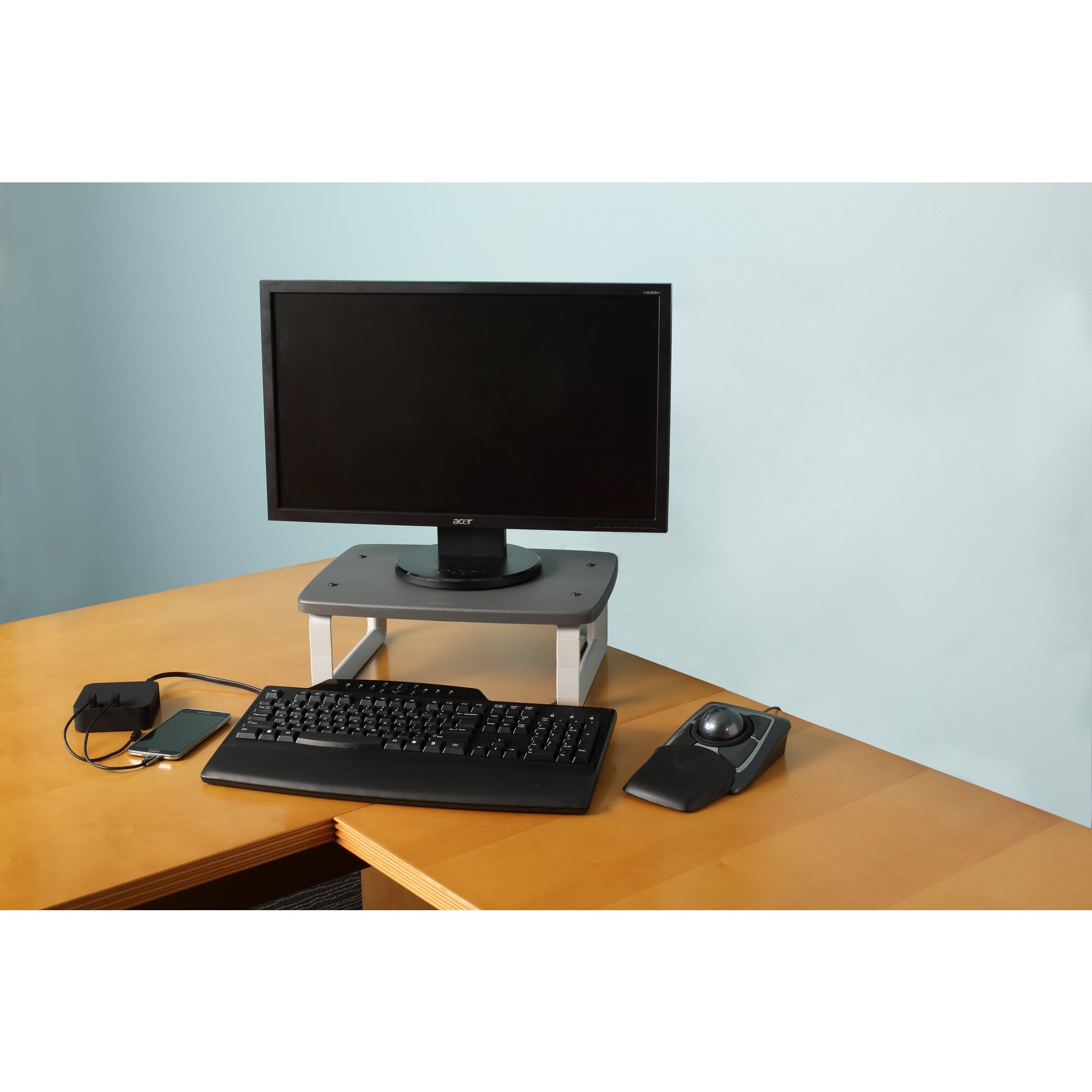 Kensington SmartFit Plus – Monitorhalterung, bis 24", 36 kg, höhenverstellbar, schwarz