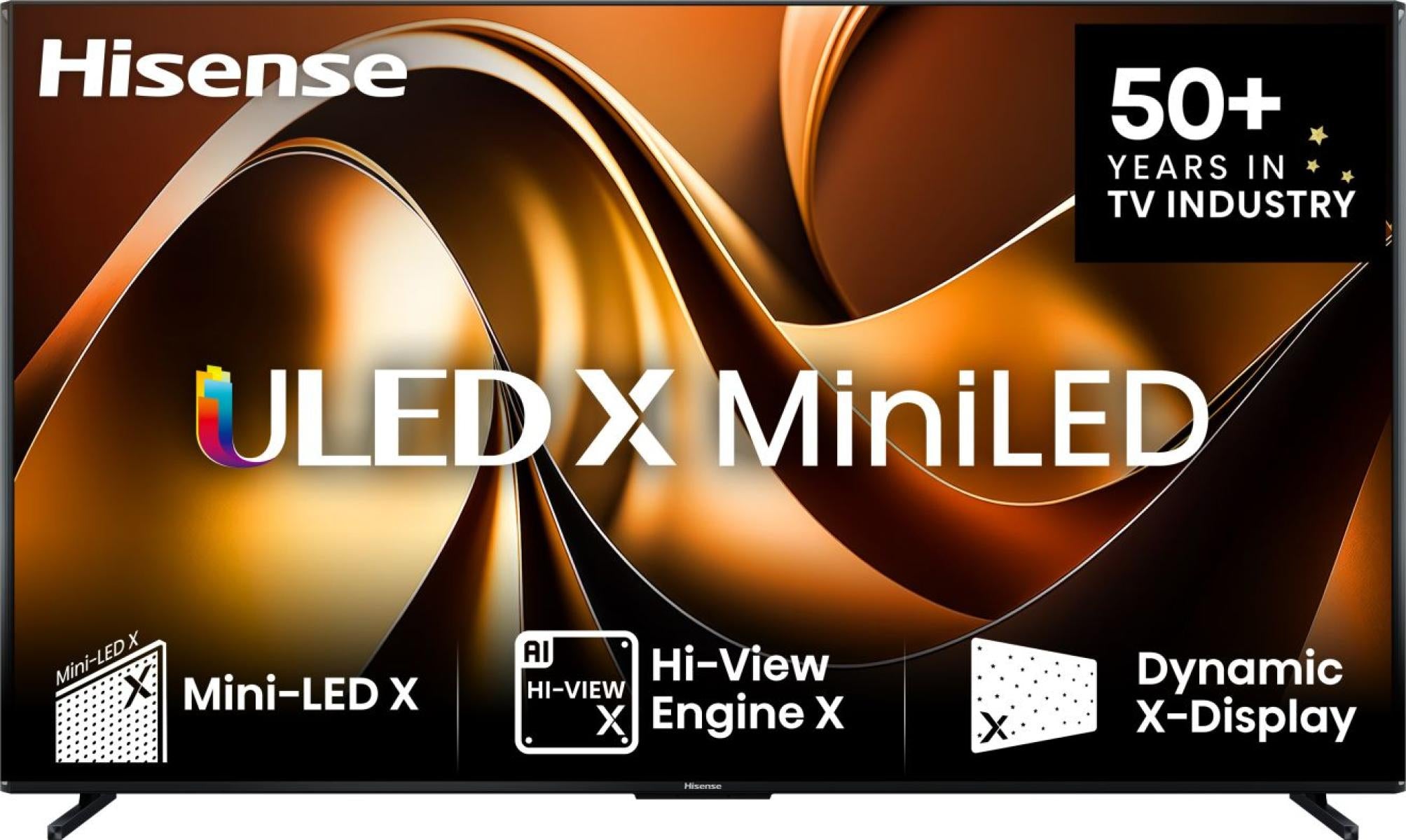 Hisense 85UXNQ – 85" TV – 4K UHD – ULED (Mini-LED) – VIDAA U9 – 165 Hz – 5000 cd/m² – Dolby Vision, HDR10+