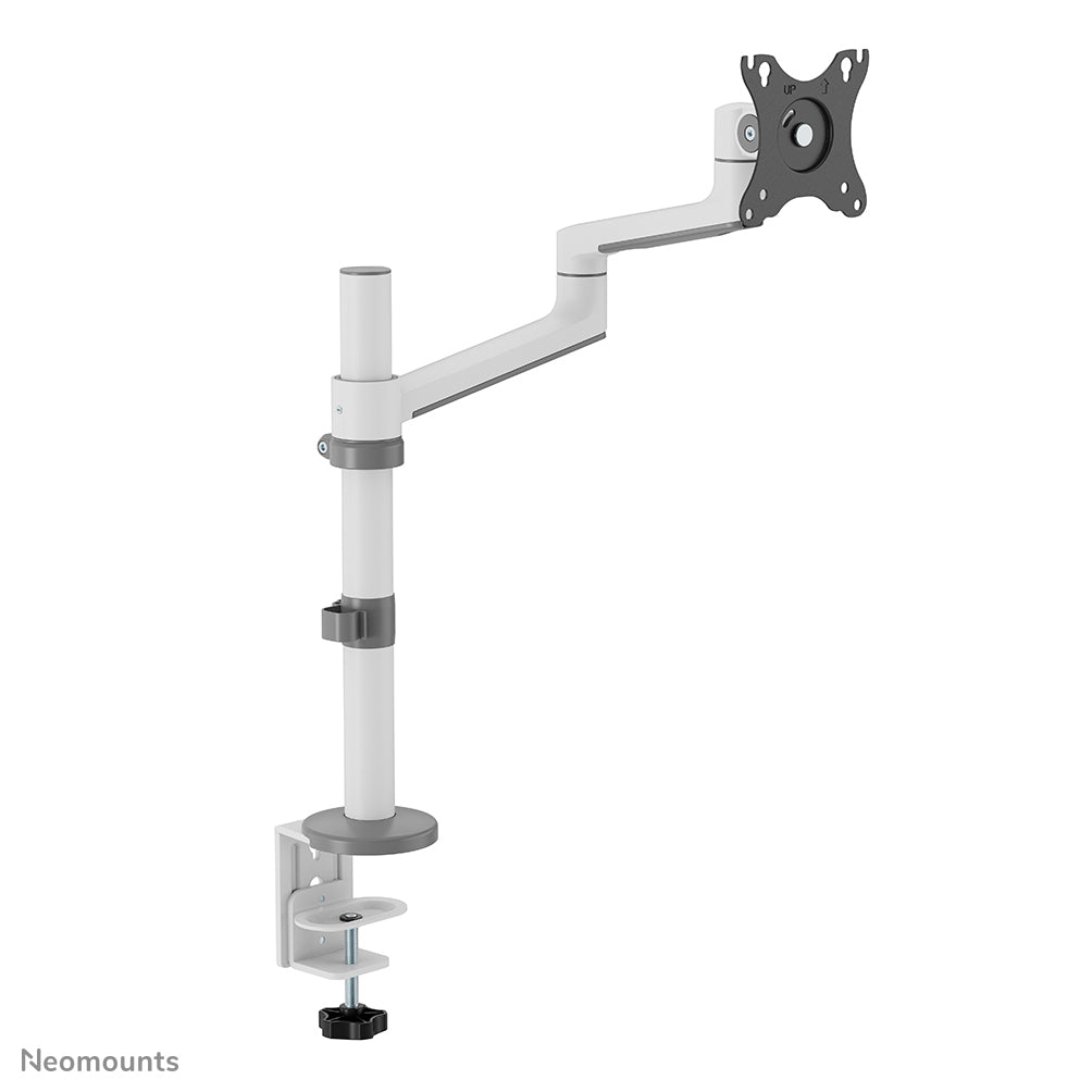 Neomounts DS60-425WH1 – Monitorarm, 1, Tischklemme, bis 27", VESA 75 × 75/100 × 100 mm, 8 kg, weiss