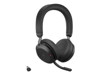 Jabra Evolve2 75 – Headset – USB‑A, mit Ladestation – für UC