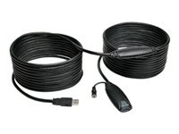 Tripp Lite USB-A Verlängerungskabel (Stecker auf Buchse) – USB 3.2 Gen 1 (5 Gbit/s) – 10 m – Aktiv – Schwarz