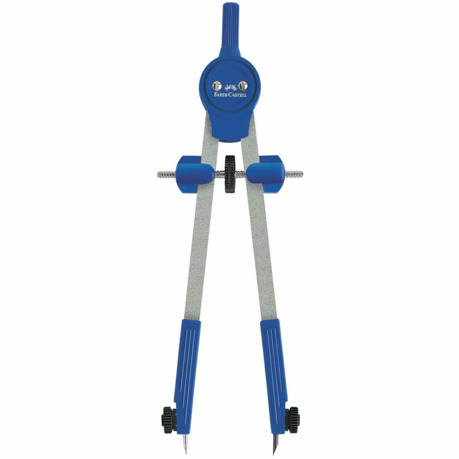 Faber-Castell Zirkel – Länge 170 mm, max. Kreis-Ø 34 cm, im Etui, farbig sortiert