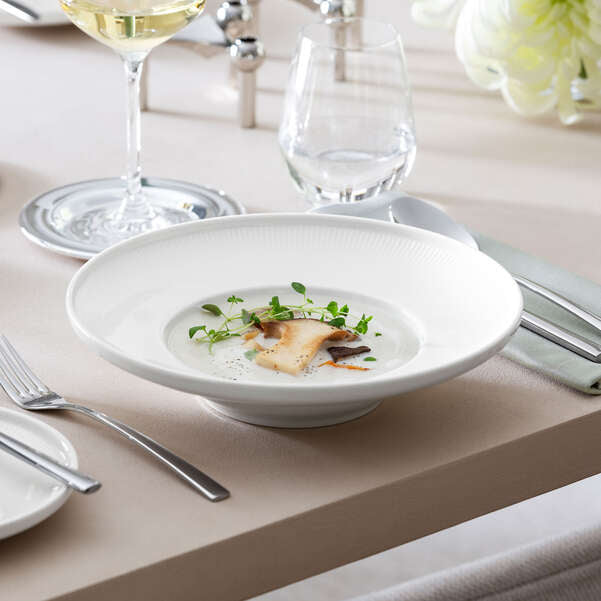 Villeroy & Boch Suppenteller – 0,30 l, Porzellan, Weiss, Mikrowellengeeignet, Spülmaschinenbeständig