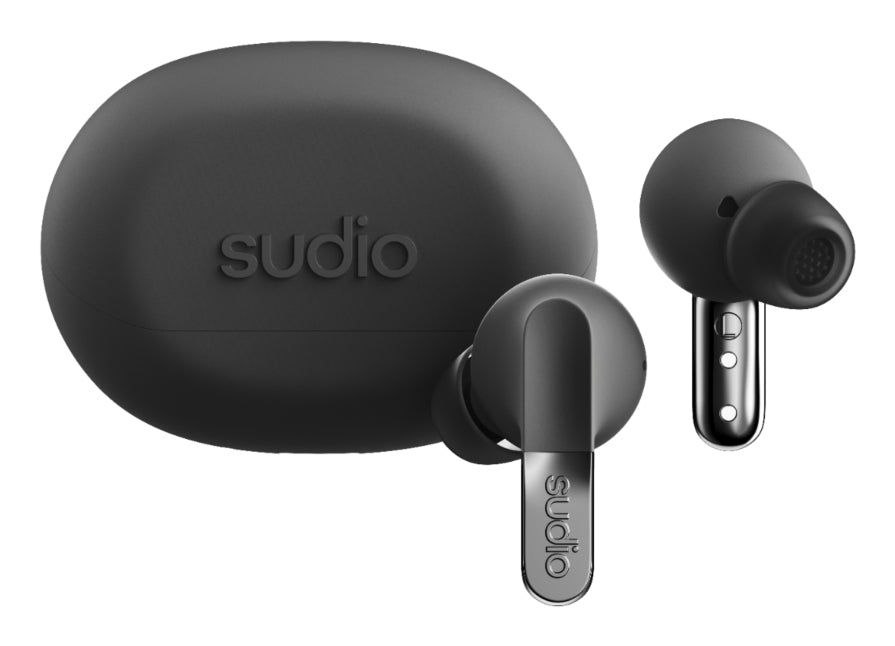 Sudio N3 Pro TWS In-Ear – ANC, mit Ladecase, Schwarz, BT 5.4