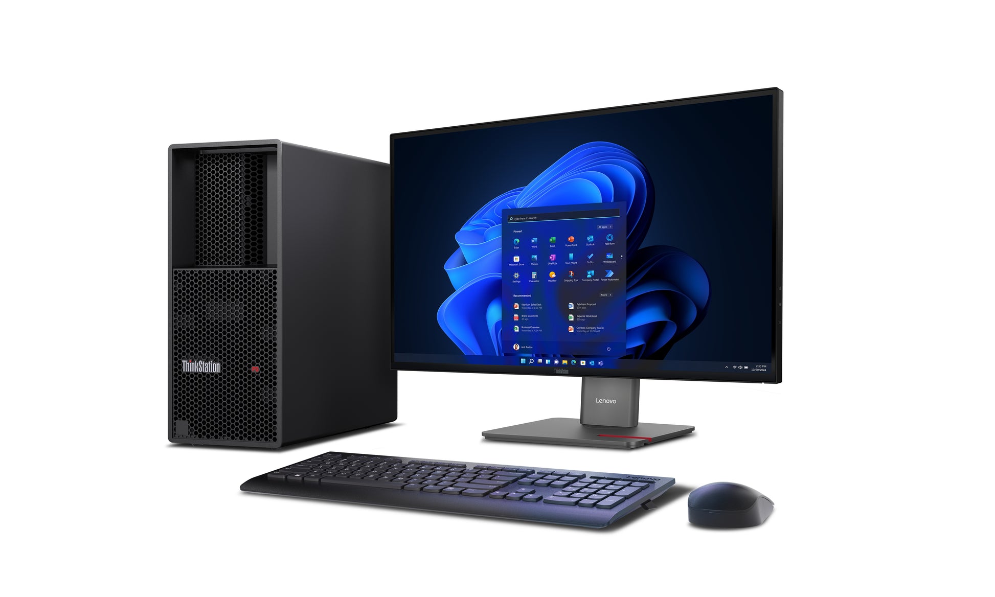 Lenovo ThinkStation P3 Tower – Intel Core Ultra 7 265, 32 GB RAM, 1 TB SSD, Windows 11 Pro