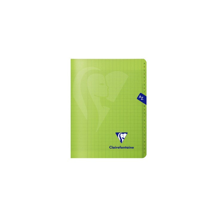 Clairefontaine Notizbuch – 170 × 220 mm – 96 Seiten – 90 g/m² – gebunden, Polypro-Cover, mehrfarbig