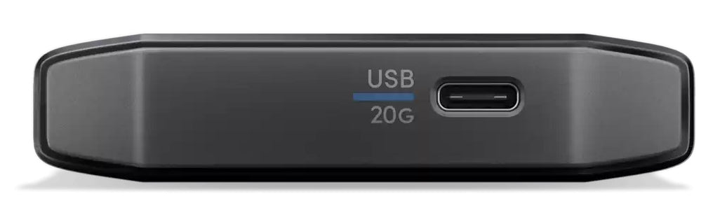SANDISK PROFESSIONAL Pro-Blade Transport – 1-Bay SSD-Gehäuse, 2 TB SSD vorinstalliert, USB-C 20 Gbit/s