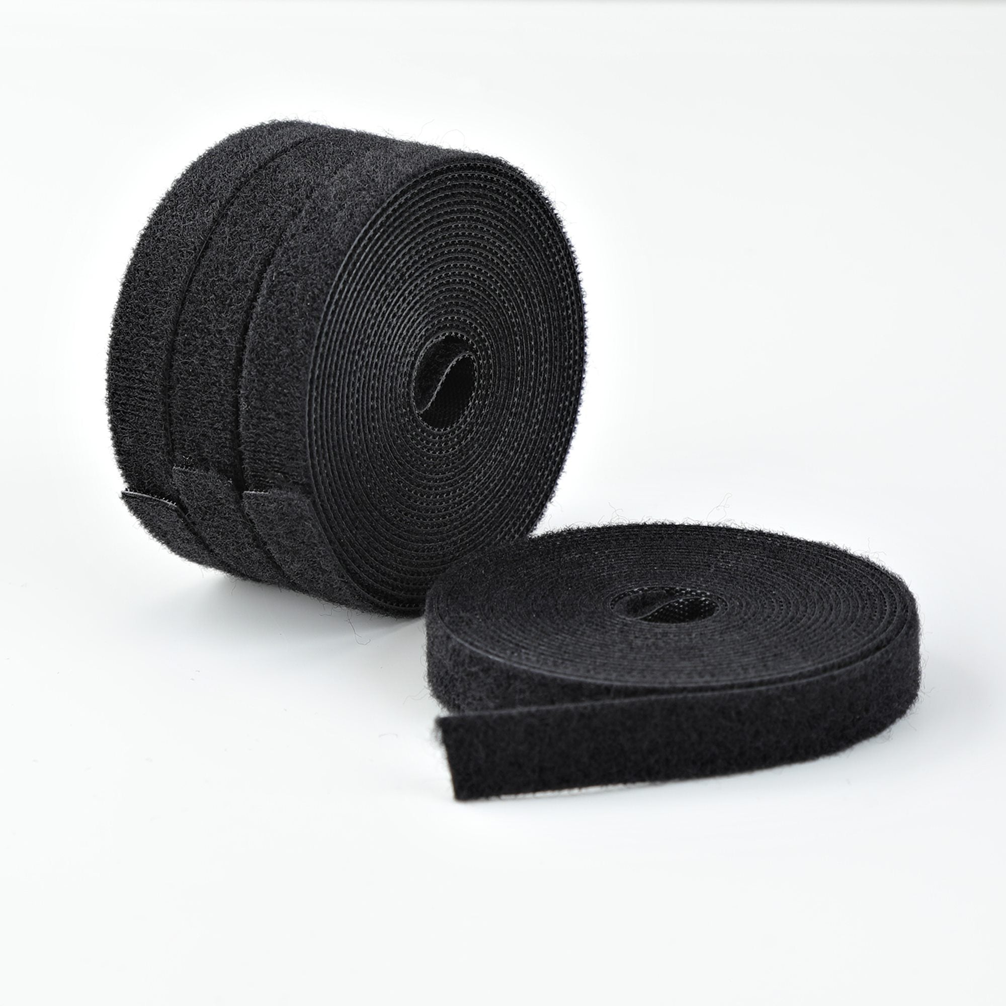 StarTech.com Klettbandrolle, 12,7 mm × 4,6 m, Schwarz, 4 Stück