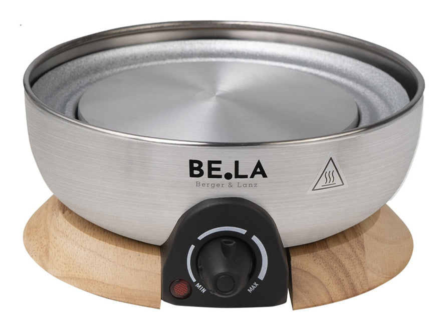 BergerLanz Fondue-Set 111997 – Edelstahl – 1,8 l – 8 Personen – elektrisch