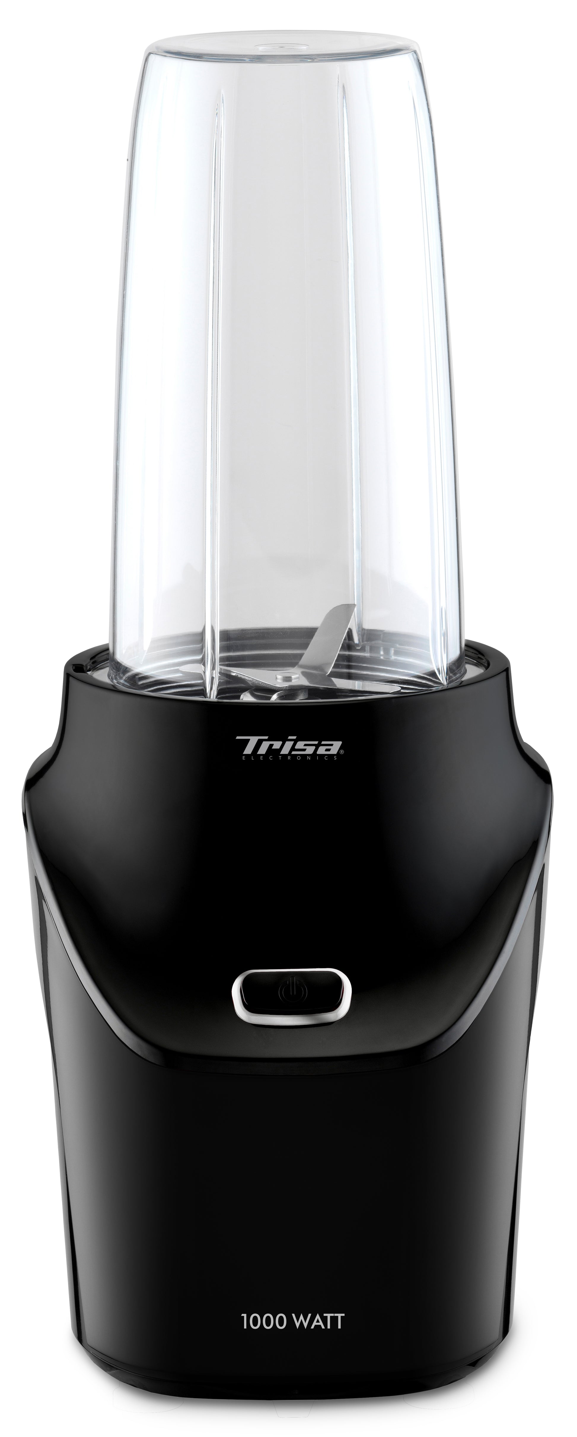 Trisa Smoothie-Mixer Nutri Blender Energy – 1 l, 1000 W, Eis-Crusher – Schwarz