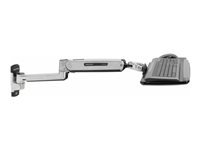Ergotron LX Sitz-/Steh-Workstation Wandmontage bis 2,2 kg höhenverstellbar Silber