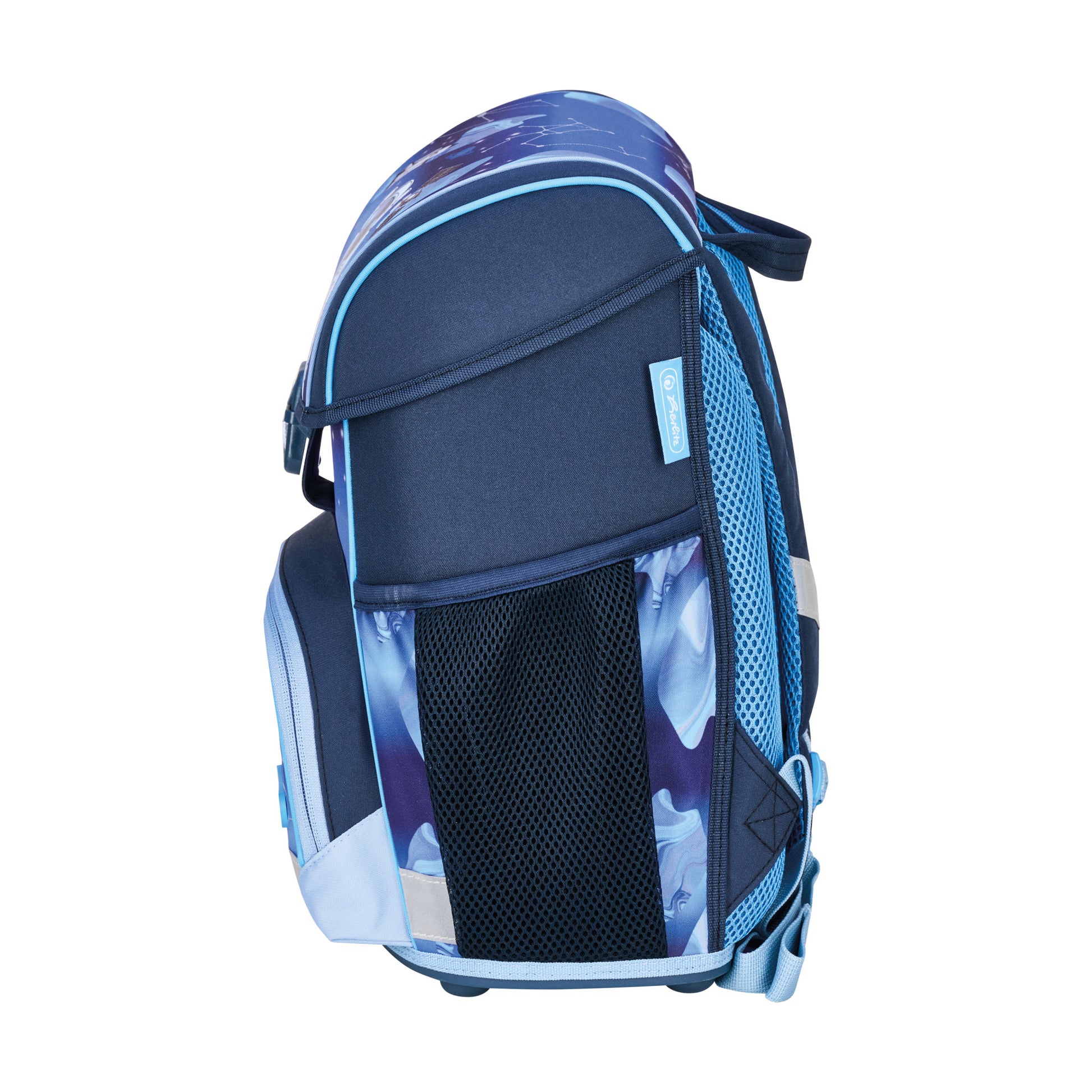 Herlitz Loop Plus Cosmic – Schulrucksack-Set 4-teilig, Astronaut, 17 l, 31×37×22 cm