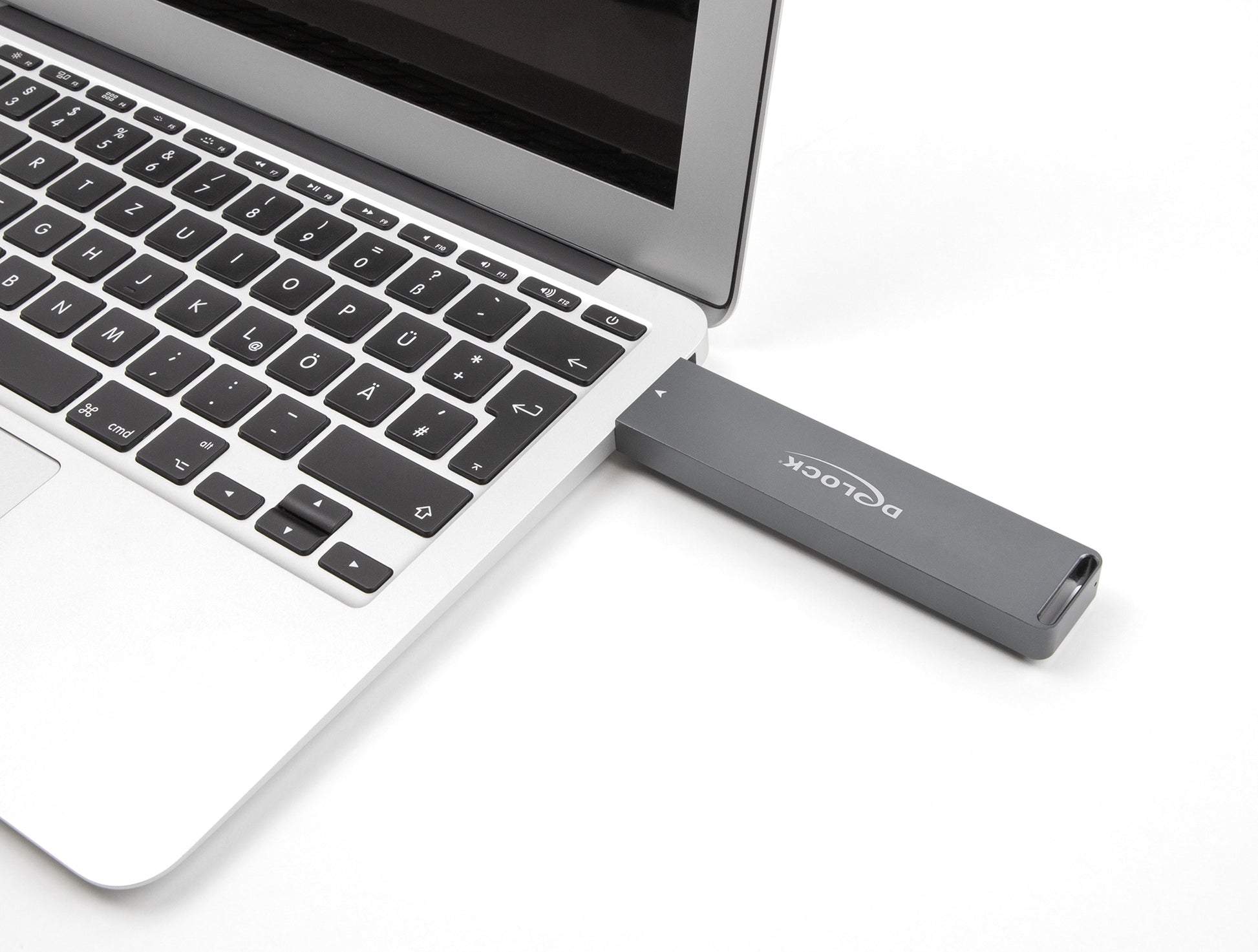 DeLOCK M.2 NVMe SSD-Gehäuse – 1-Bay SSD-Gehäuse – USB 3.2 Gen 2 10 Gbit/s, für M.2 NVMe SSD