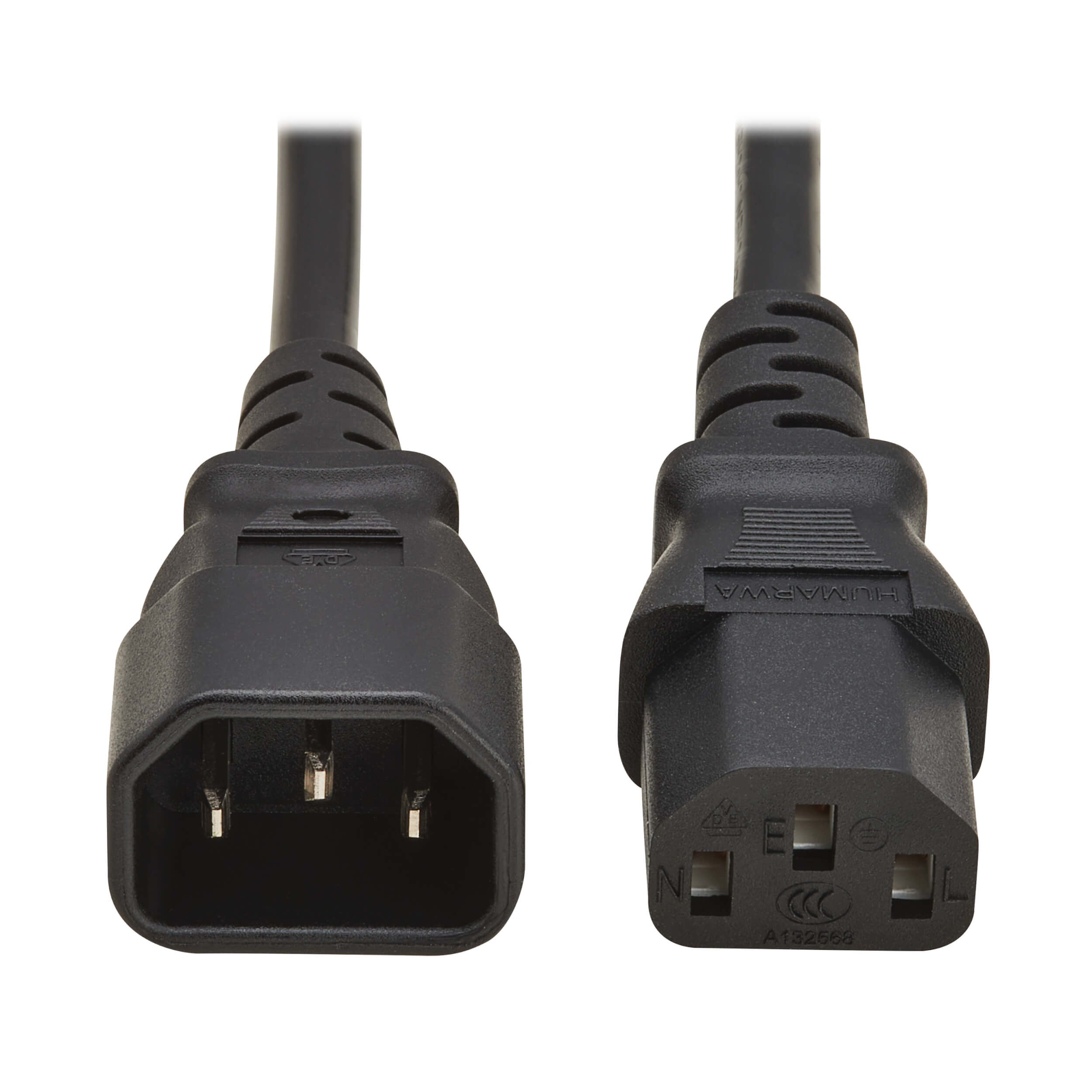 Eaton Netzkabel, IEC C13 auf IEC C14, H05VV-F, 0,5 m