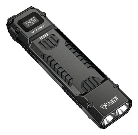 Nitecore Taschenlampe EDC29 – 6500 lm, 400 m, IP54, USB aufladbar, Modi – Schwarz