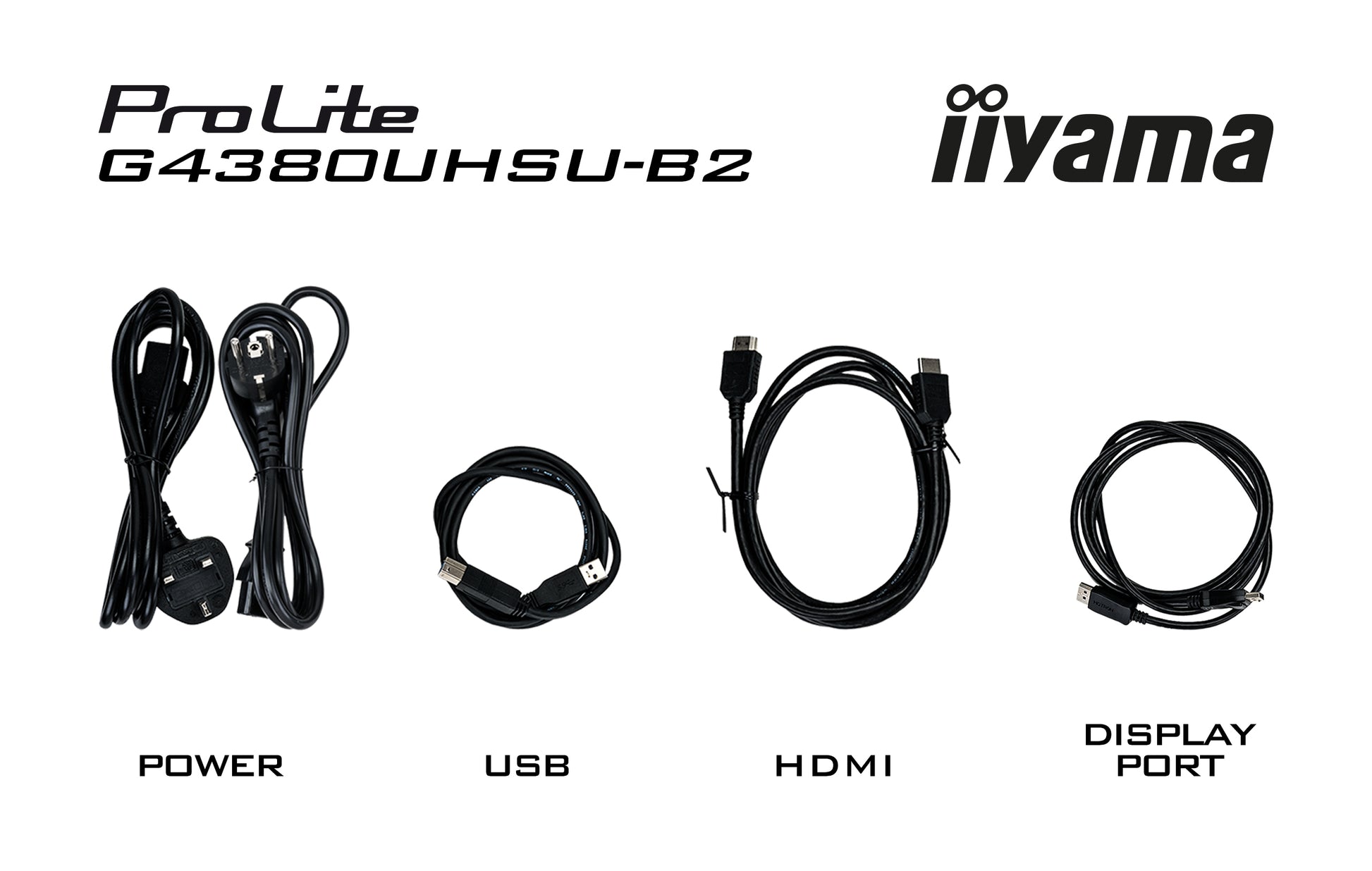 iiyama G-MASTER G4380UHSU-B2 – Monitor, 43" 4K UHD (3840 × 2160), VA, 144 Hz, 550 cd/m²
