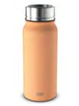 Alfi PURE Thermobecher 500 ml – doppelwandig 9 h heiss/18 h kalt, Edelstahl, Orange