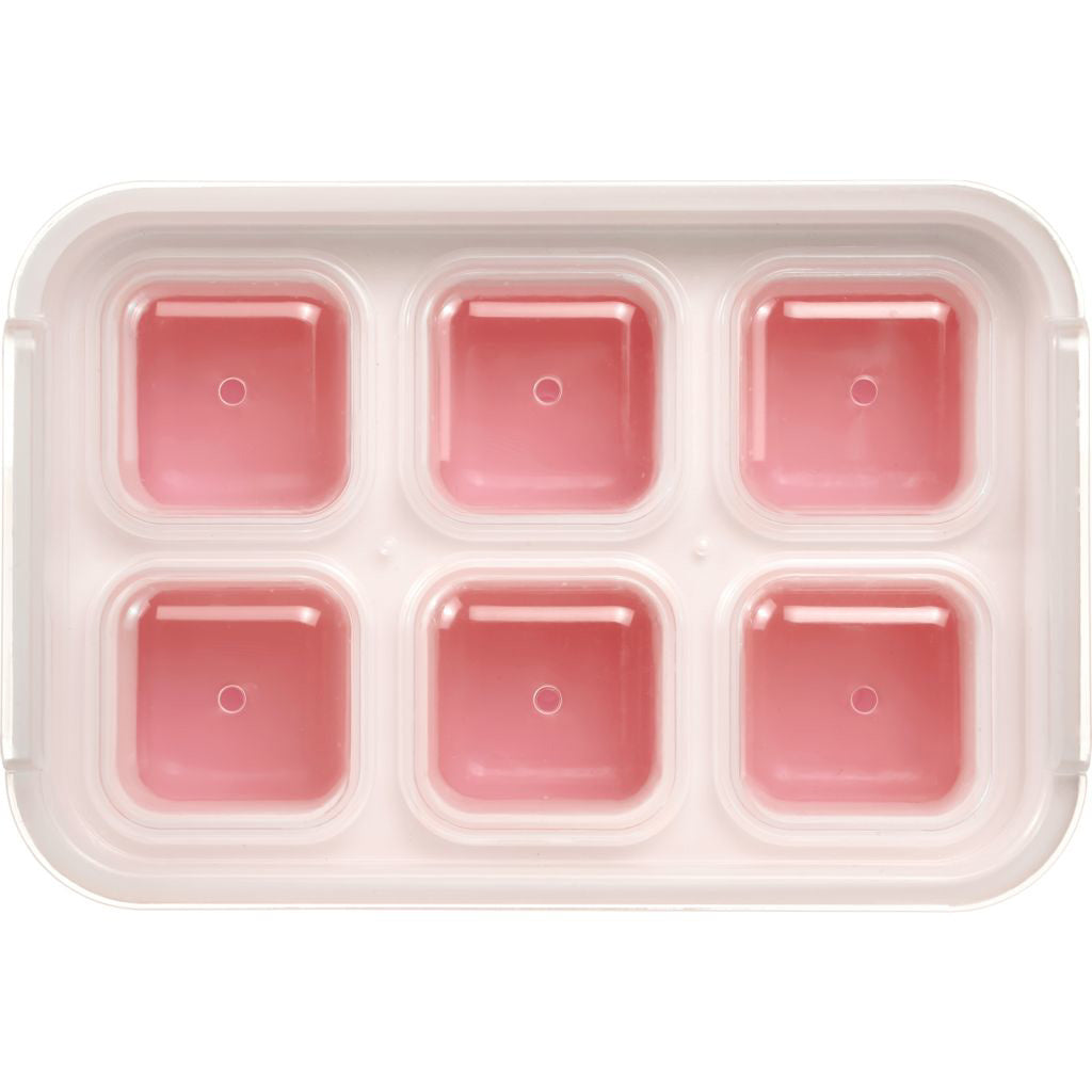 Westmark Eiswürfelform 6er-Set, 20,2 × 13,7 × 6,7 cm, Polypropylen (PP)/TPE, Rot, BPA-frei
