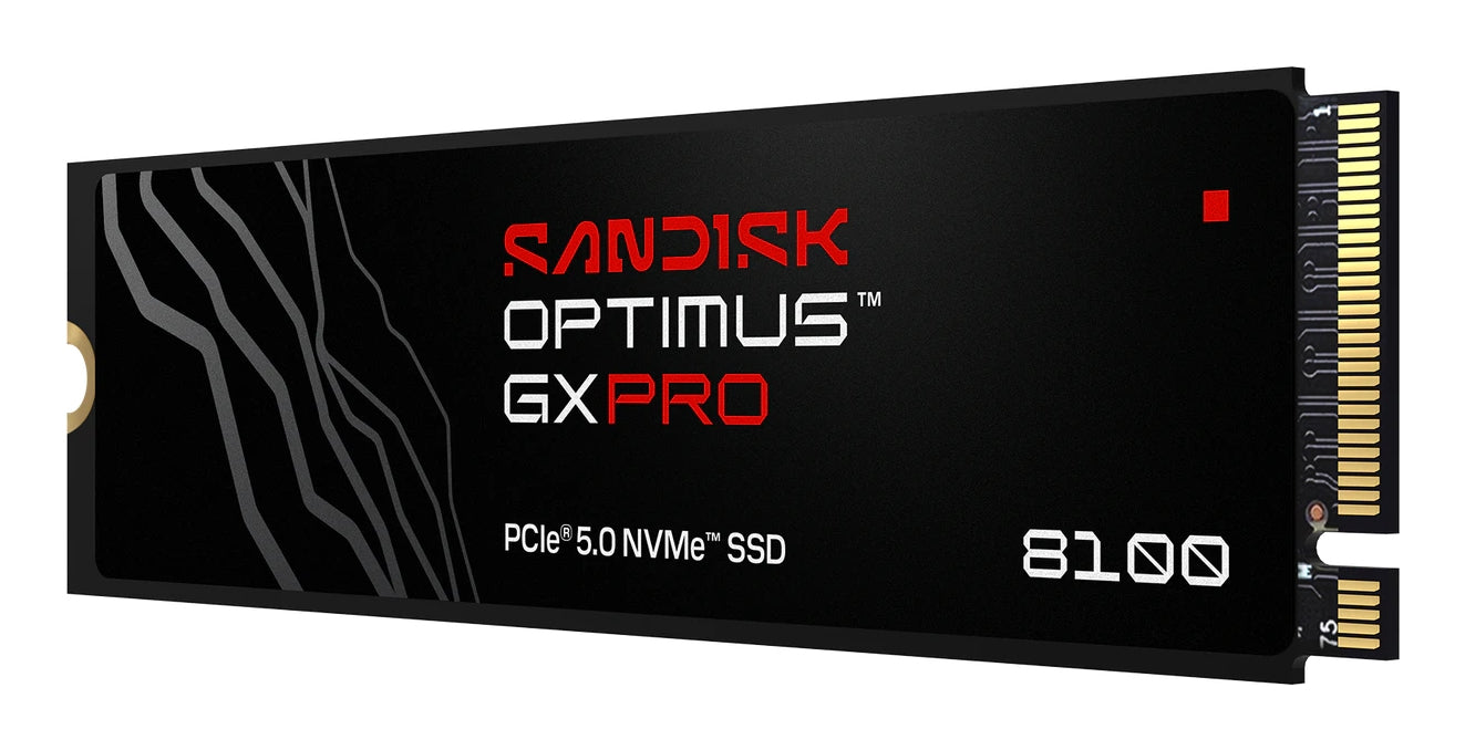 SanDisk Optimus GX PRO 8100 2 TB – M.2 2280 NVMe PCIe 5.0 SSD