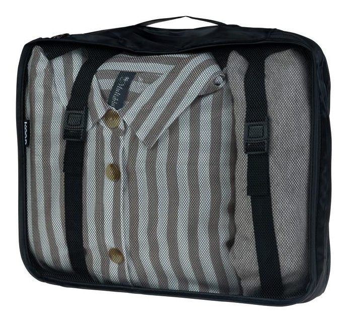 KOOR Organizer-Set Reesa – 37 l – schwarz, Polyester – 4 Stk.