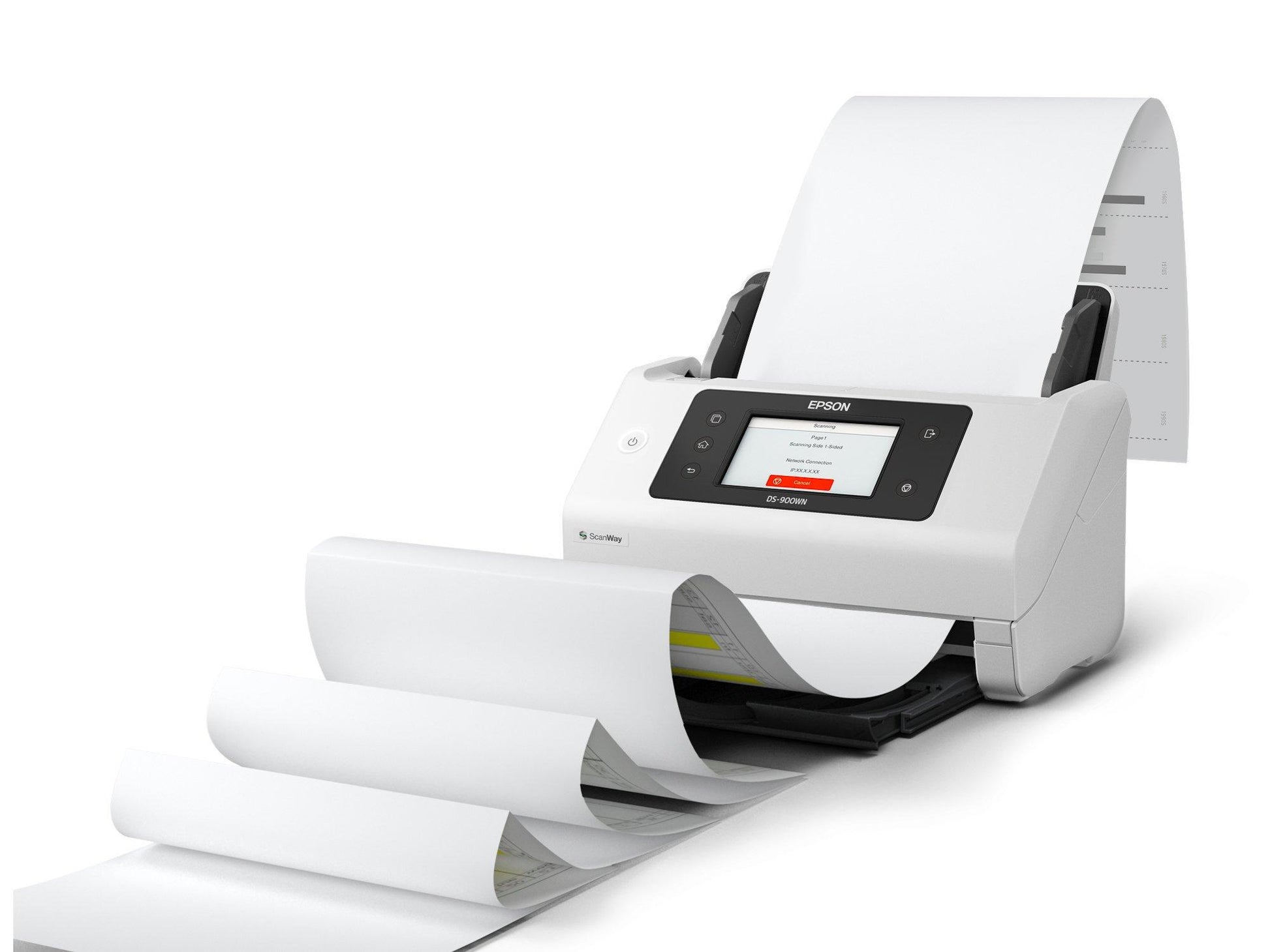 Epson Dokumentenscanner, A4, 70 ppm, ADF 100 Blatt, WLAN, LAN