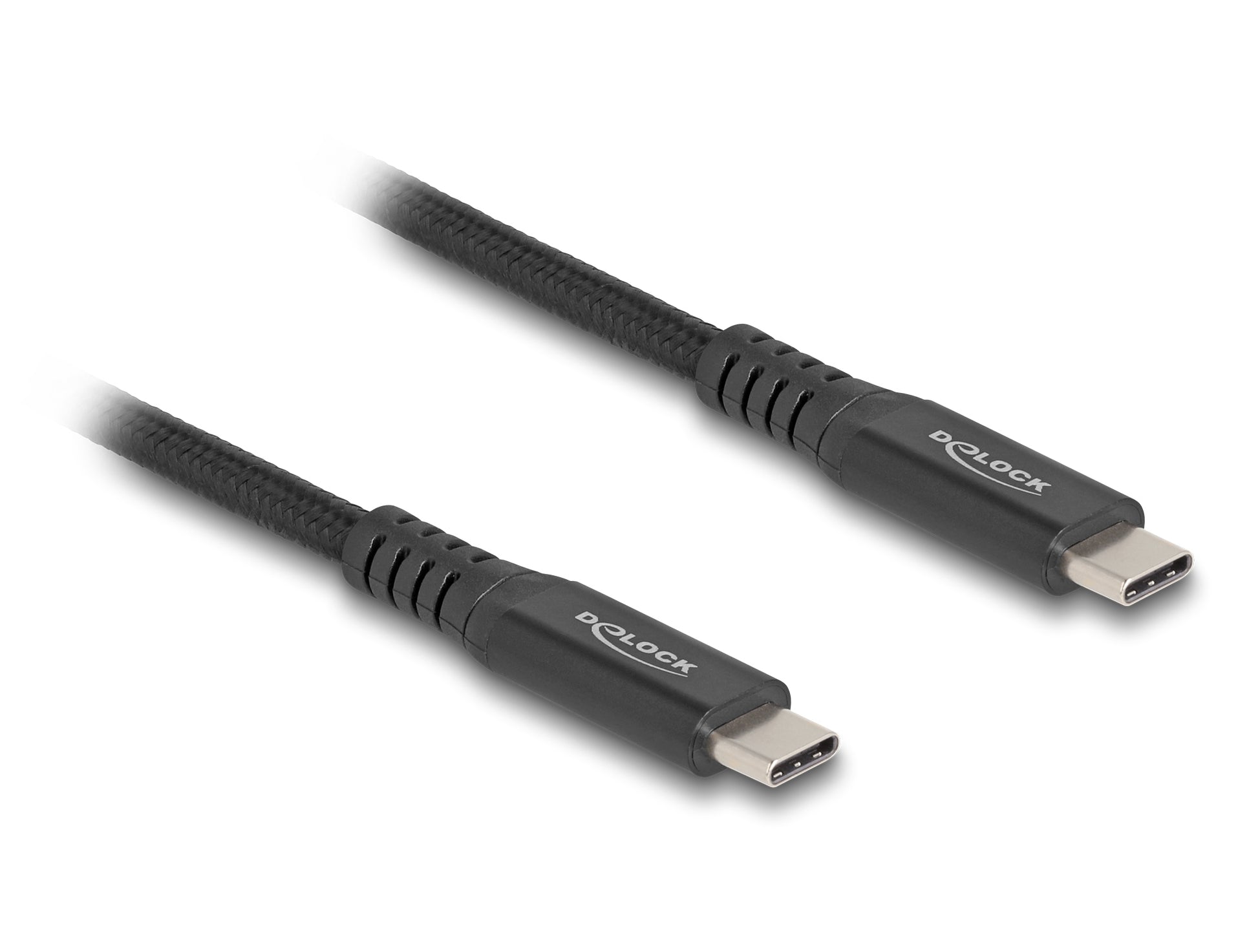 DeLOCK USB-C auf USB-C Kabel – USB 3.2 Gen 2x2 (20 Gbit/s) – 1 m – PD 100 W – Geflochten