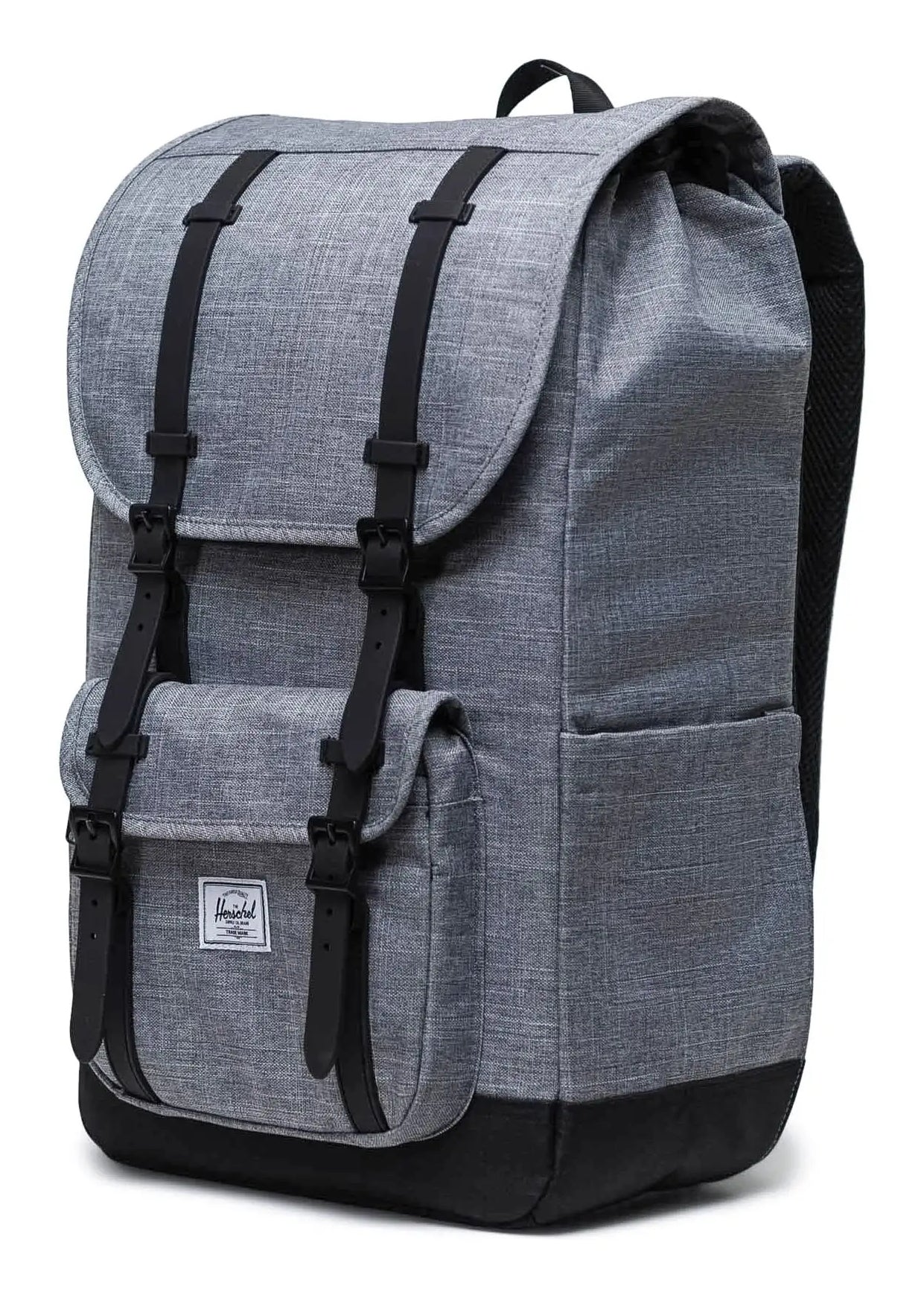 Herschel Little America – Freizeit-Rucksack – 30 l, recyceltes Material, grau